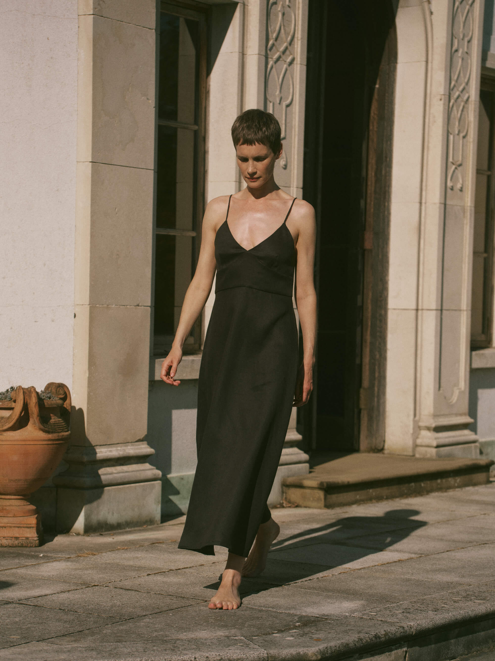 How a Black Linen Dress Anchors Your Wardrobe from Errands to Evenings