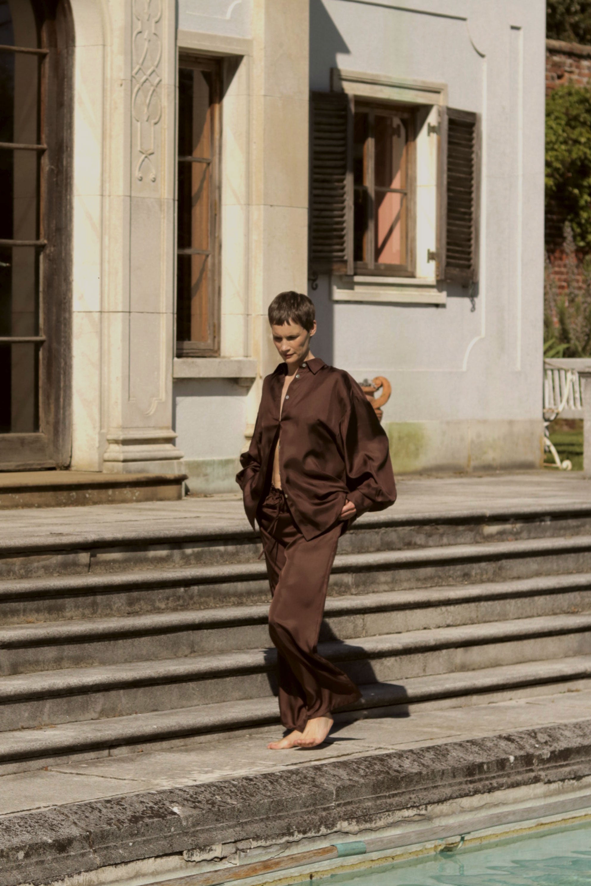 How to Accessorise Pyjama Tops with Cigarette Trousers, Wide-Leg Silhouettes, and Midi Skirts