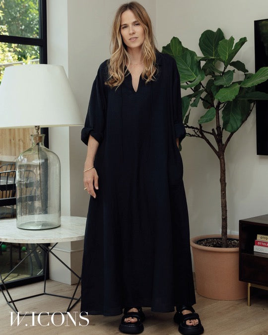 Effortless Ways to Style a Black Linen Dress for Cool, Comfortable Summer Days