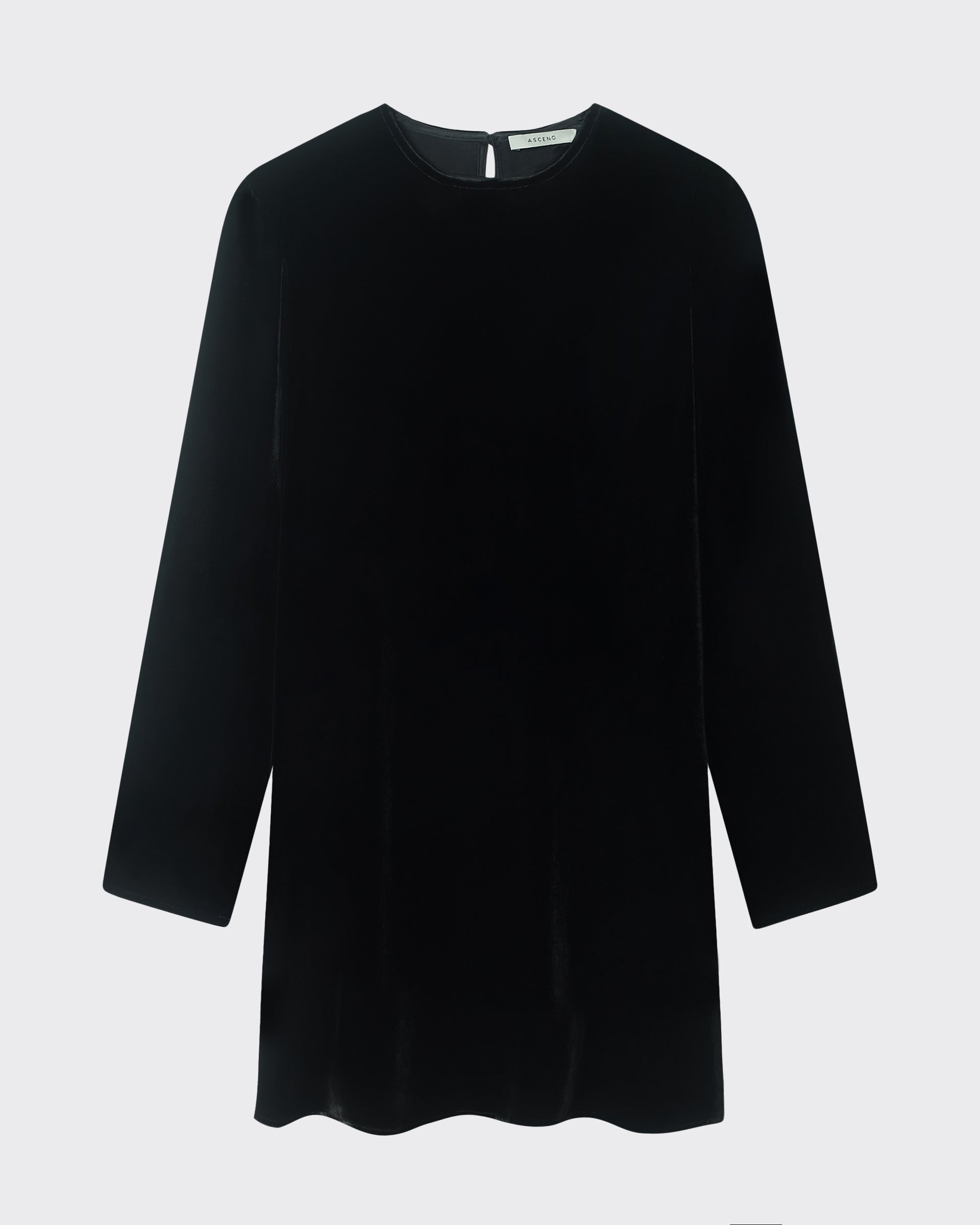 Larissa Dress Black Viscose Velvet