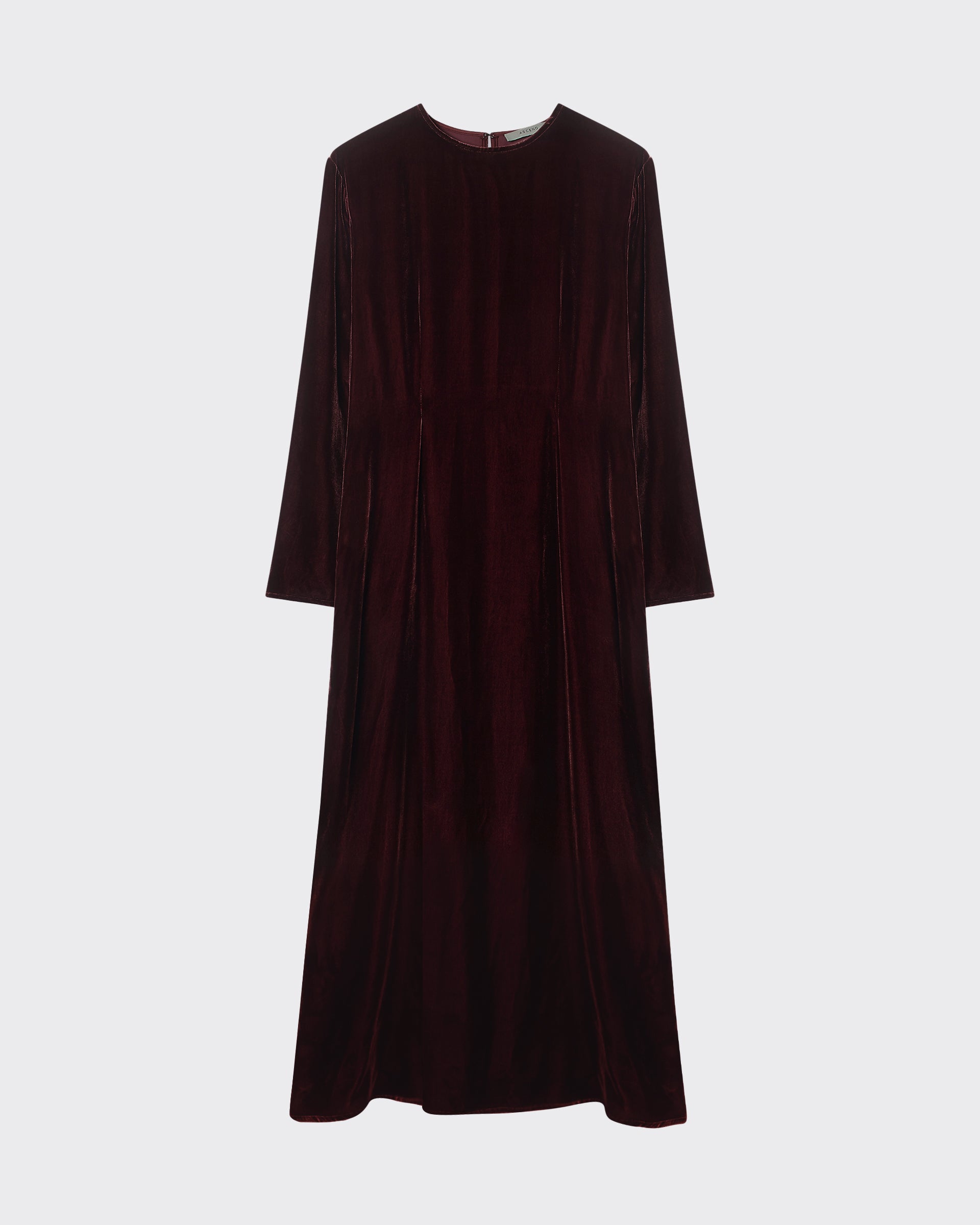 Jody Dress Maroon Viscose Velvet
