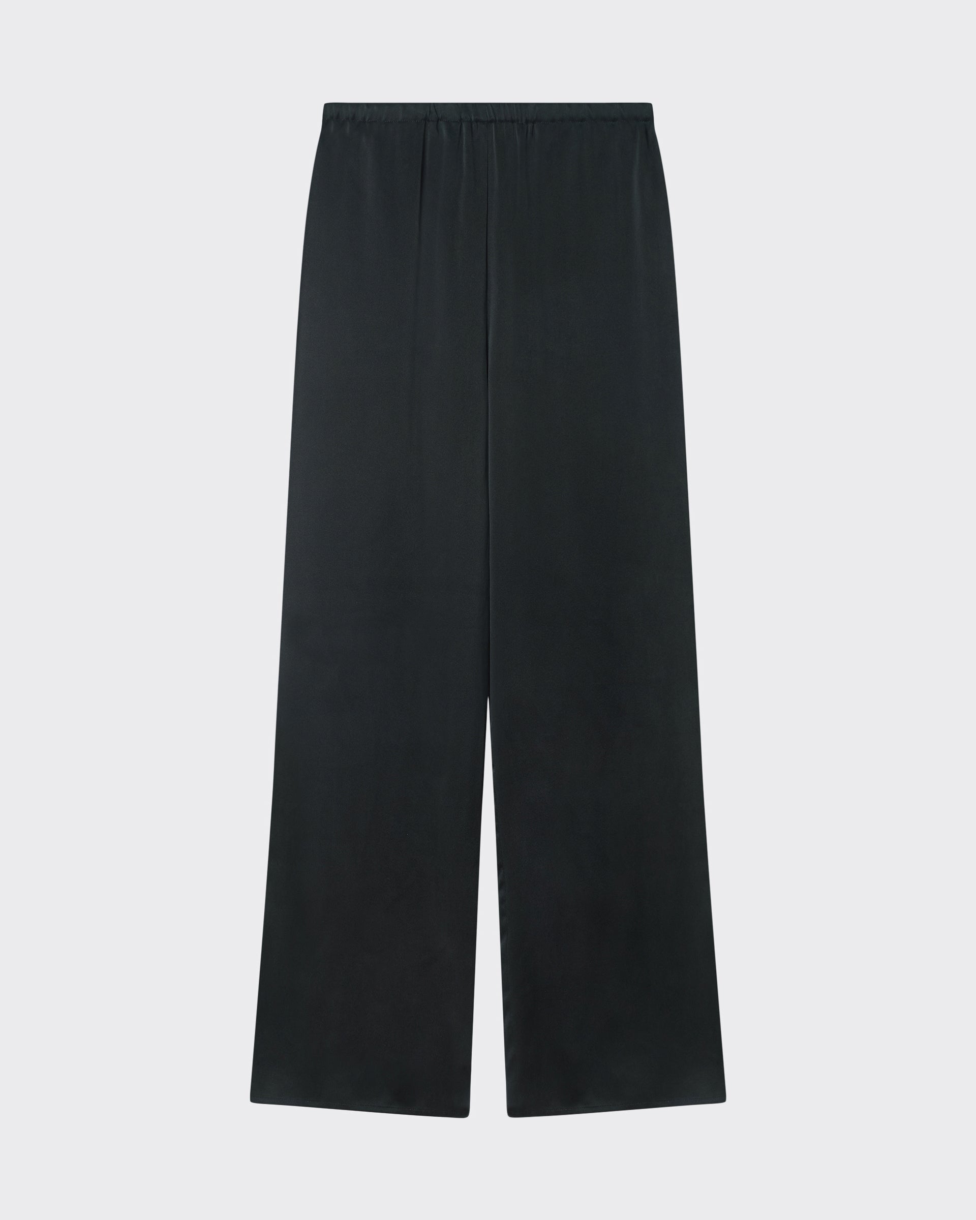 Loreto Trouser Black Silk Charmeuse