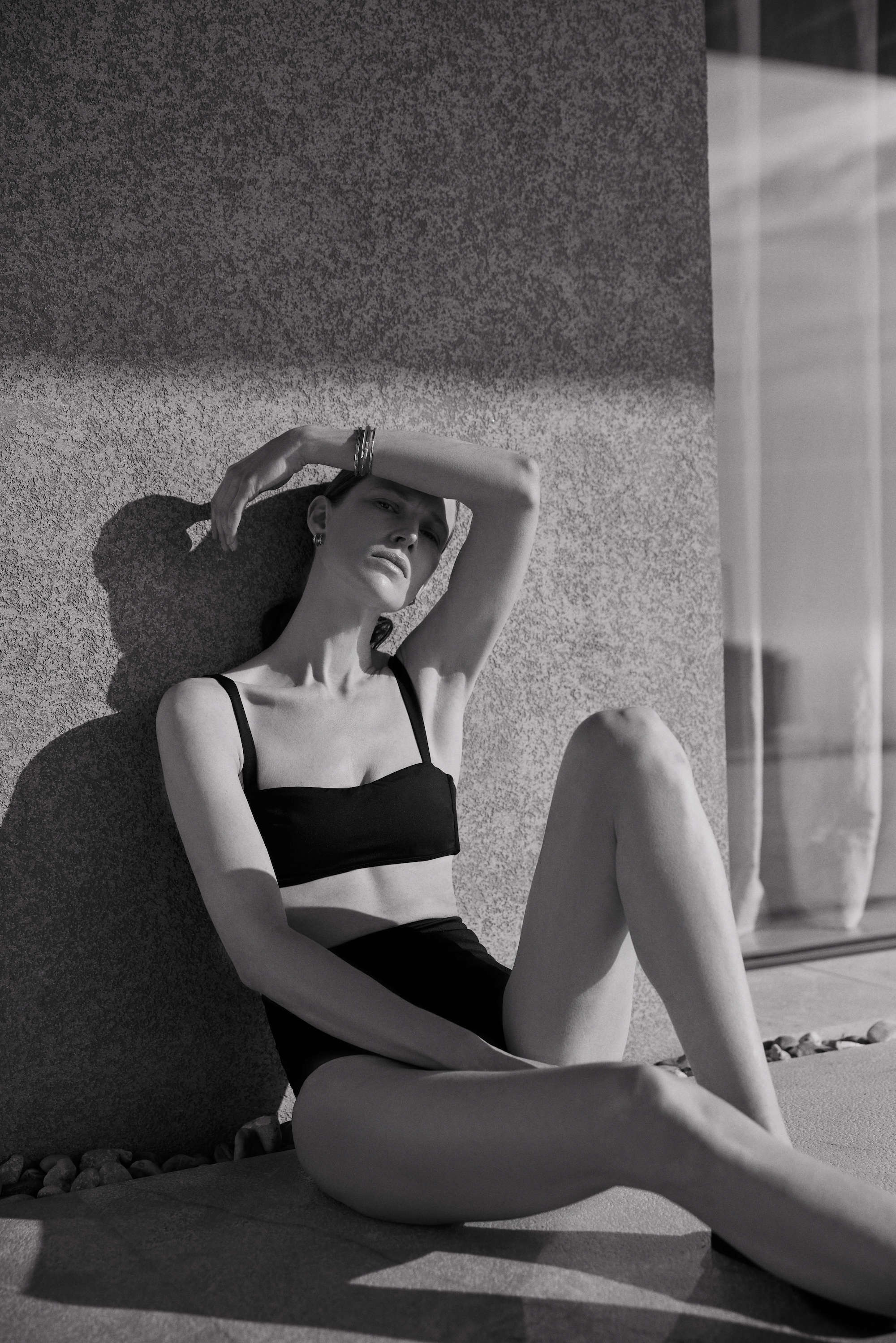 Portofino Bikini Top Black Recycled Elastane