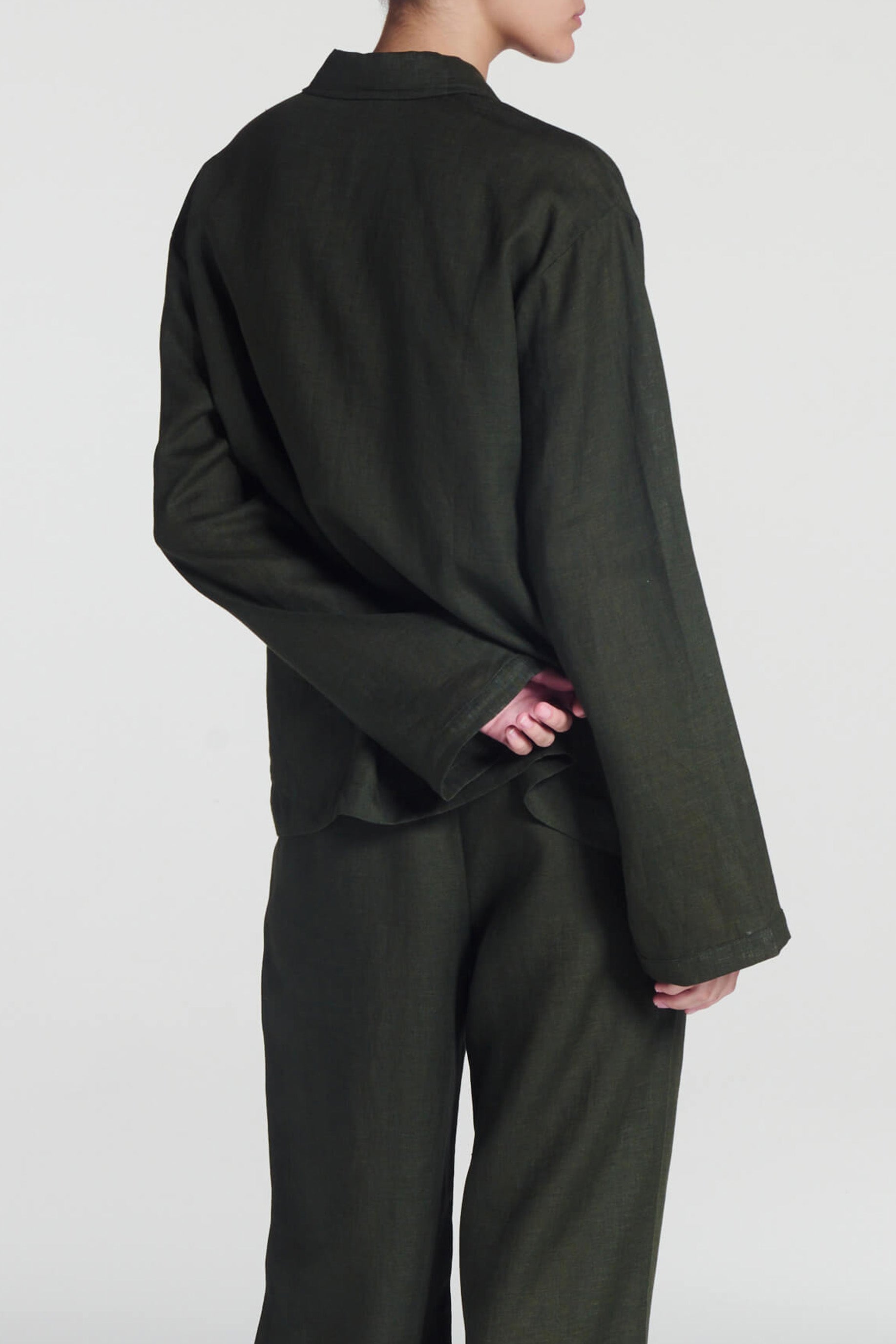 Valera Jacket Sea Moss Green Linen