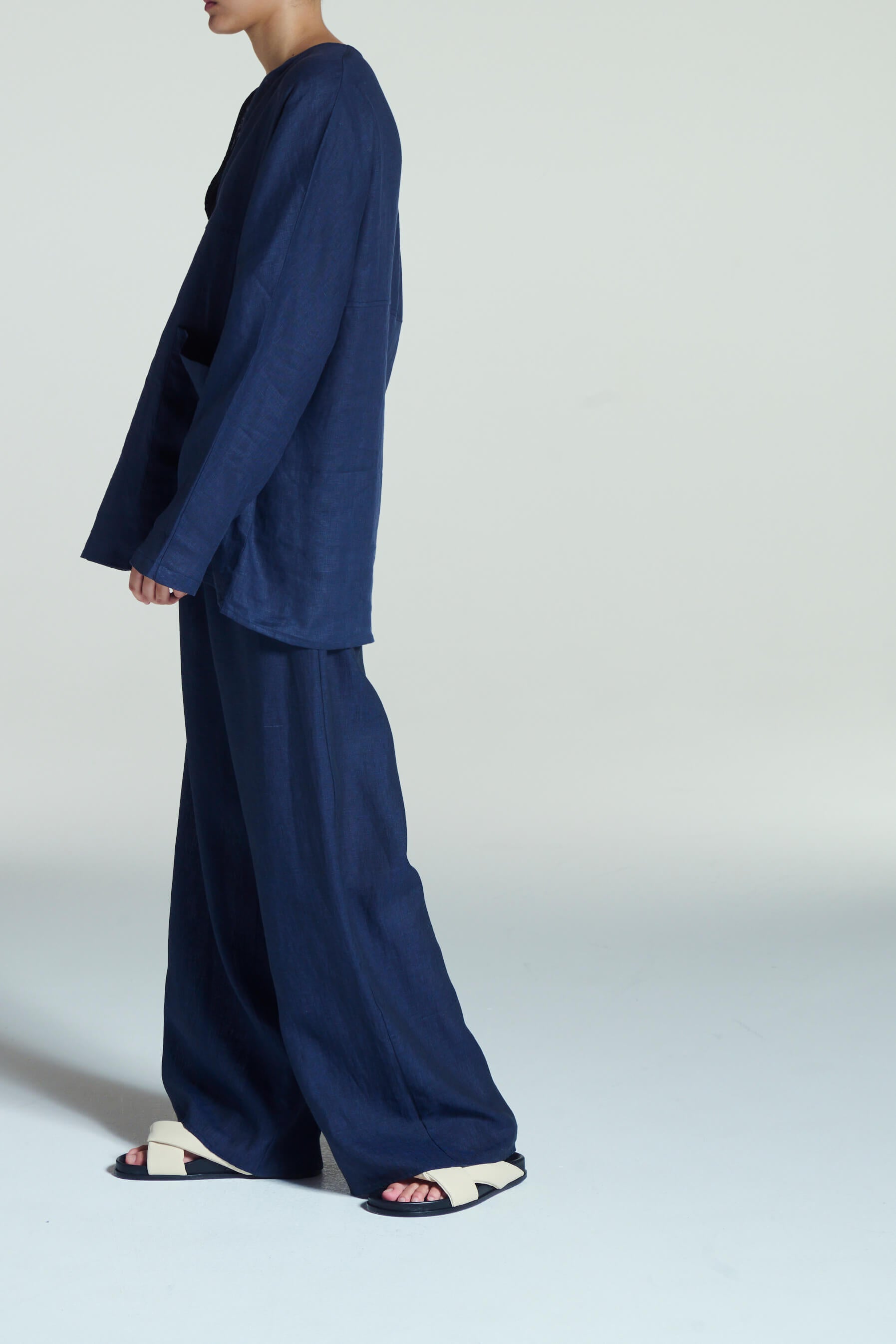 Aspen Top Ocean Navy Linen