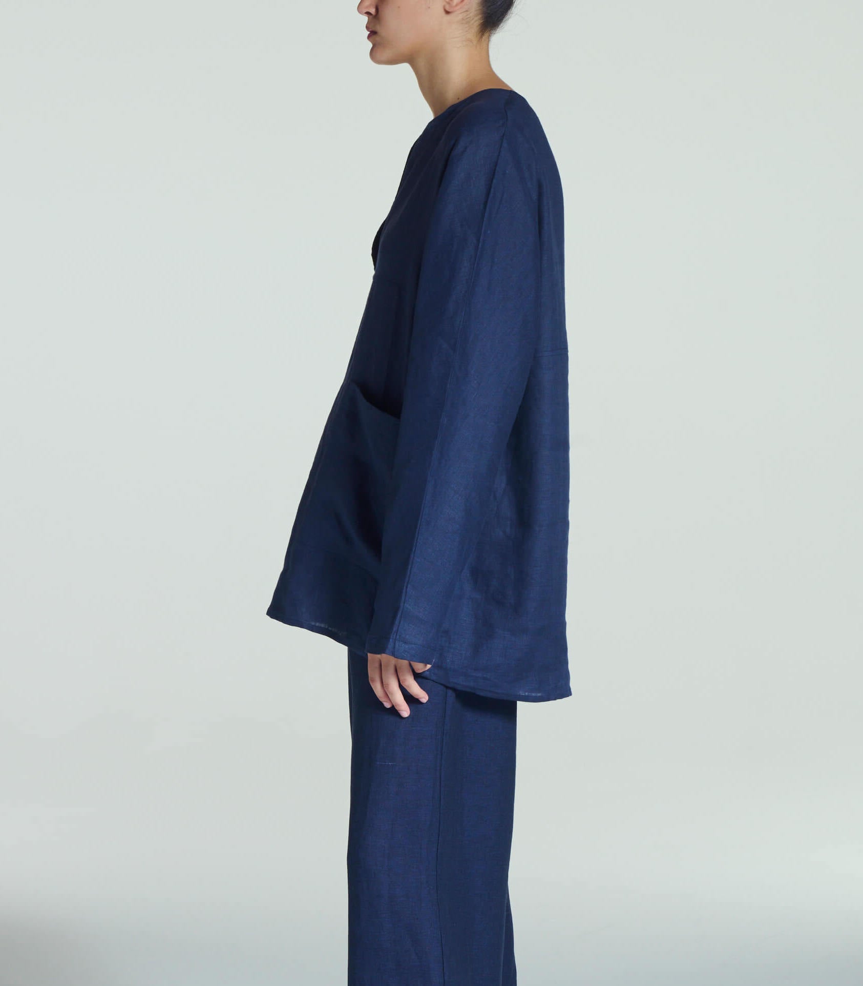 Aspen Top Ocean Navy Linen