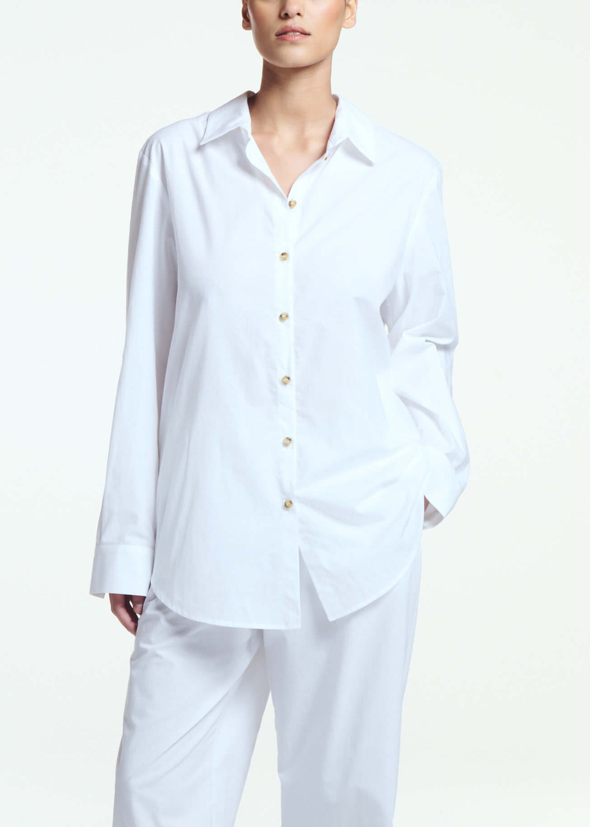 London Shirt White Cotton
