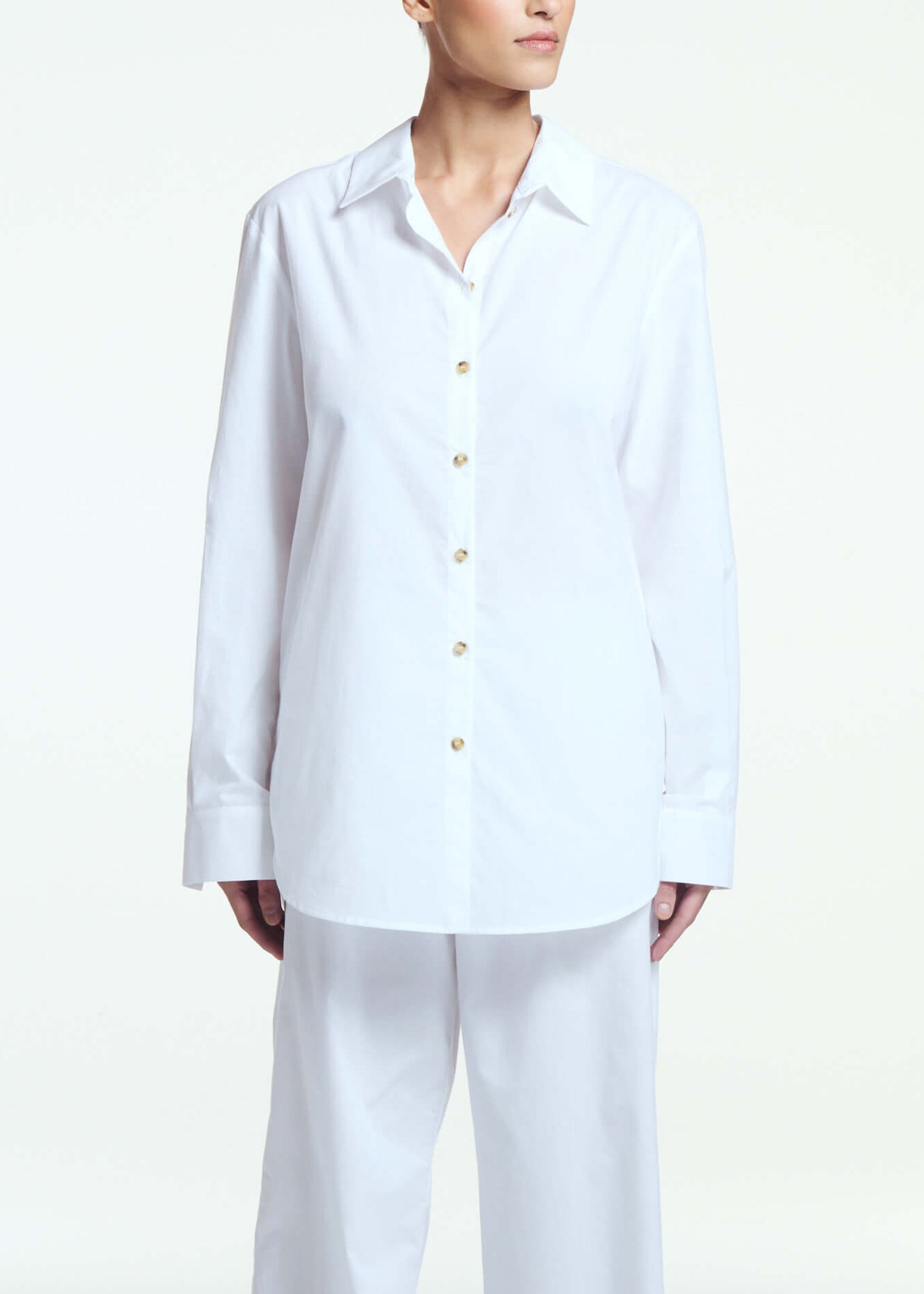 London Shirt White Cotton