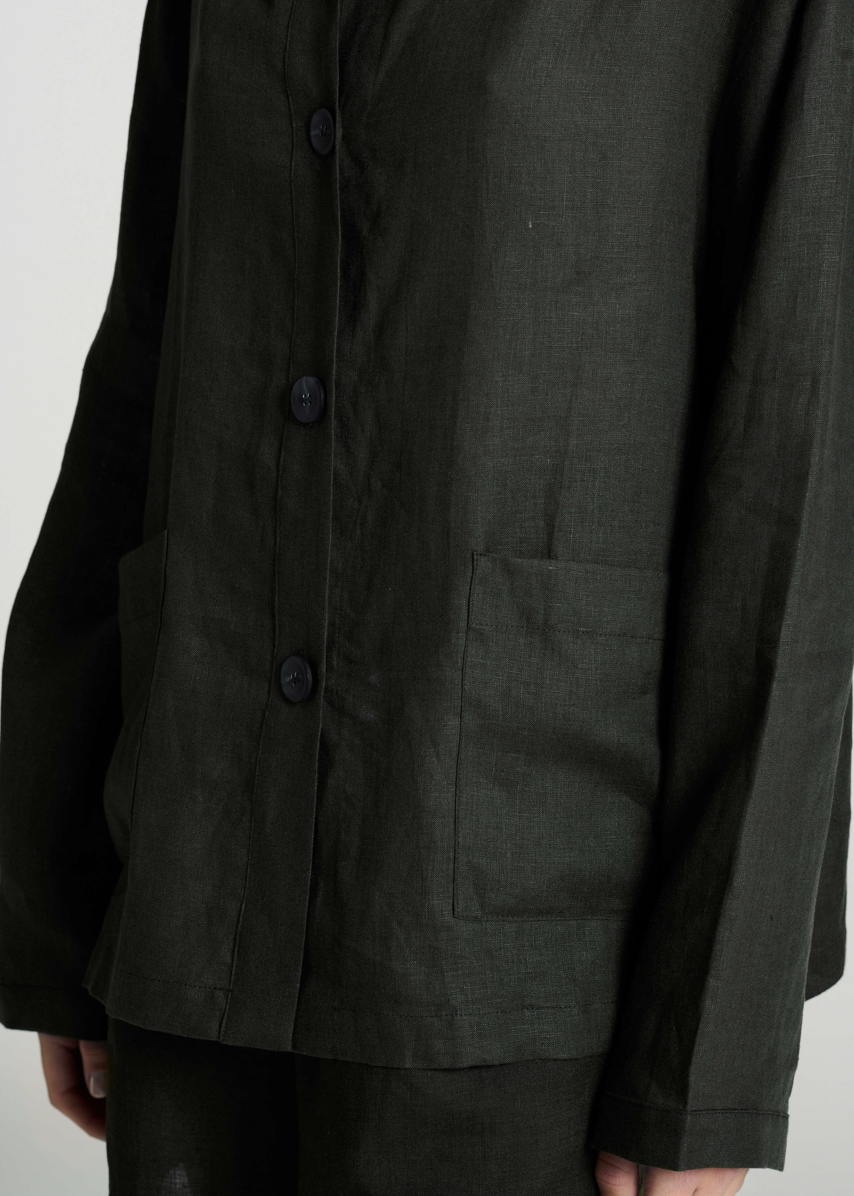 Valera Jacket Sea Moss Green Linen