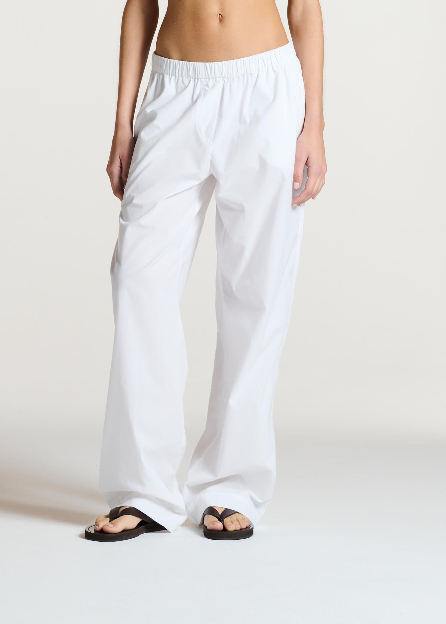 Rosa Trouser White Cotton