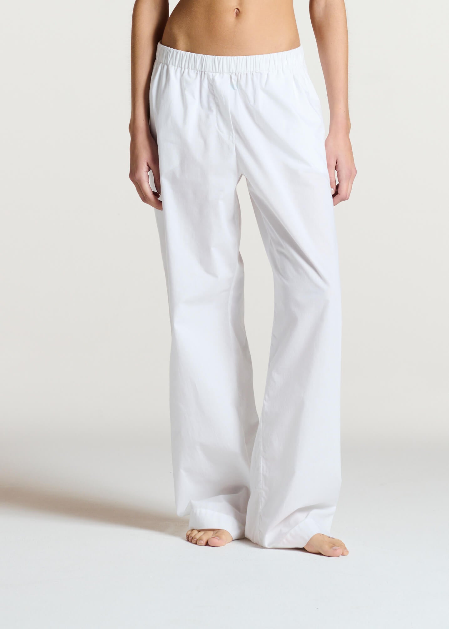 Rosa Trouser White Cotton