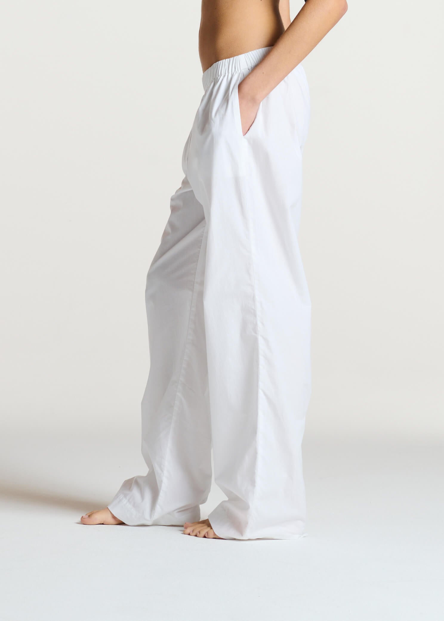 Rosa Trouser White Cotton