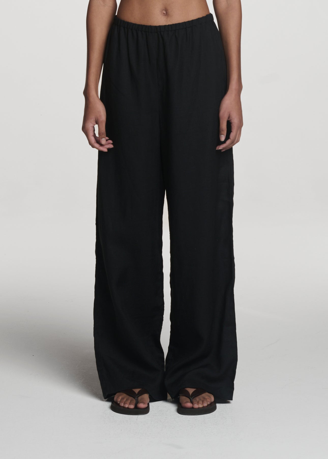 Austin Trouser Black Linen