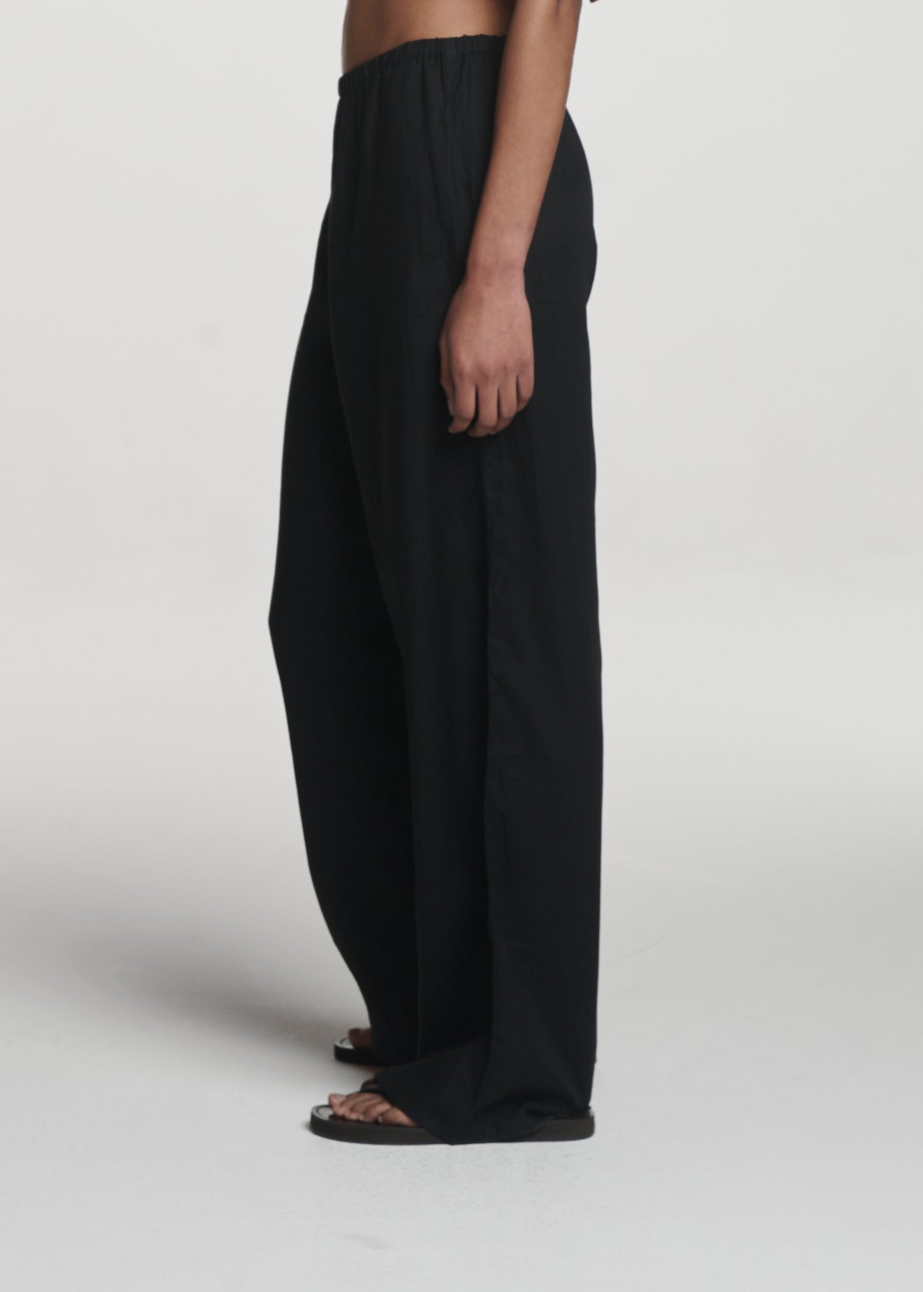 Austin Trouser Black Linen