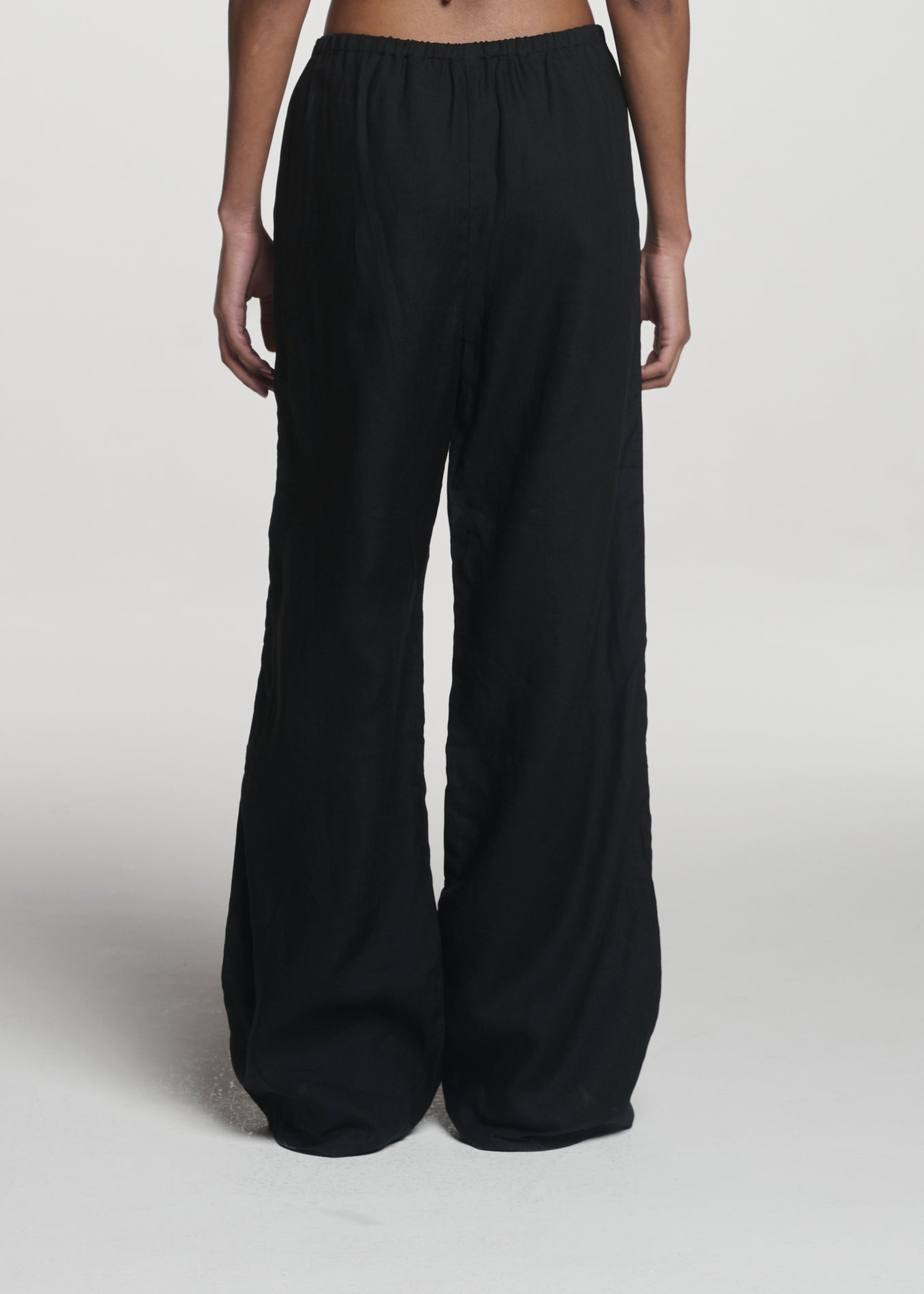 Austin Trouser Black Linen