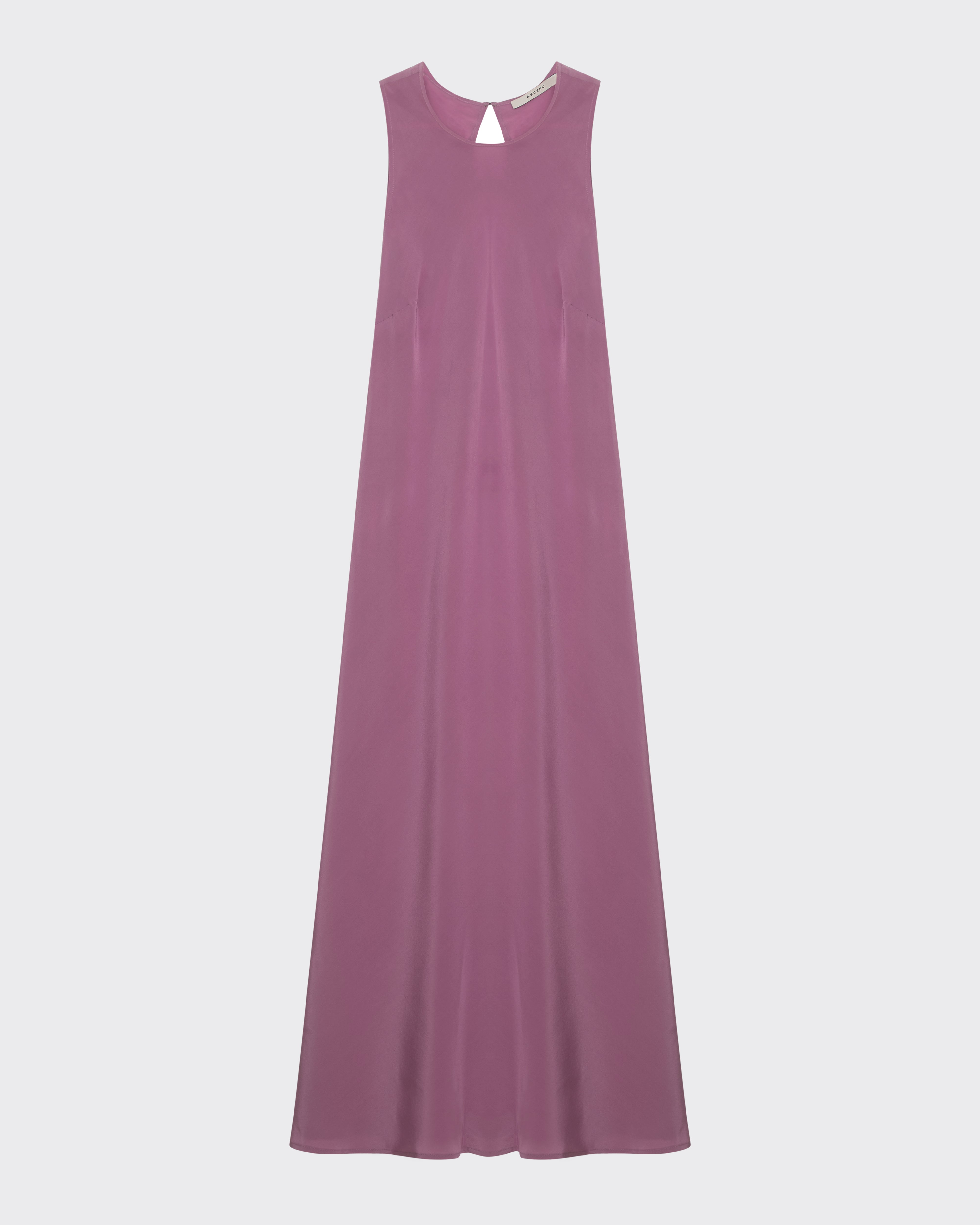 Valencia Dress Rose Pink Silk Crepe