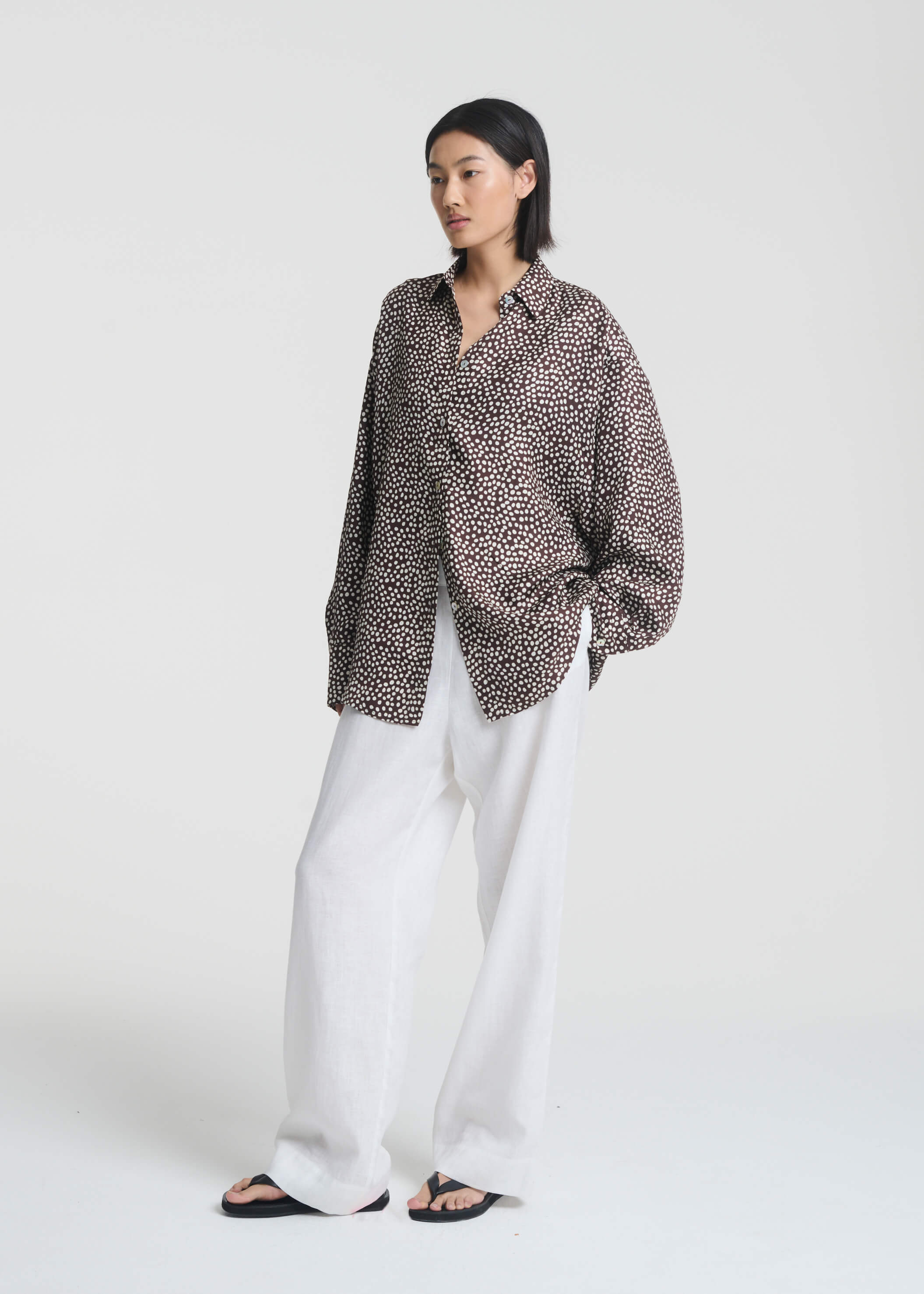 London Trouser White Organic Linen