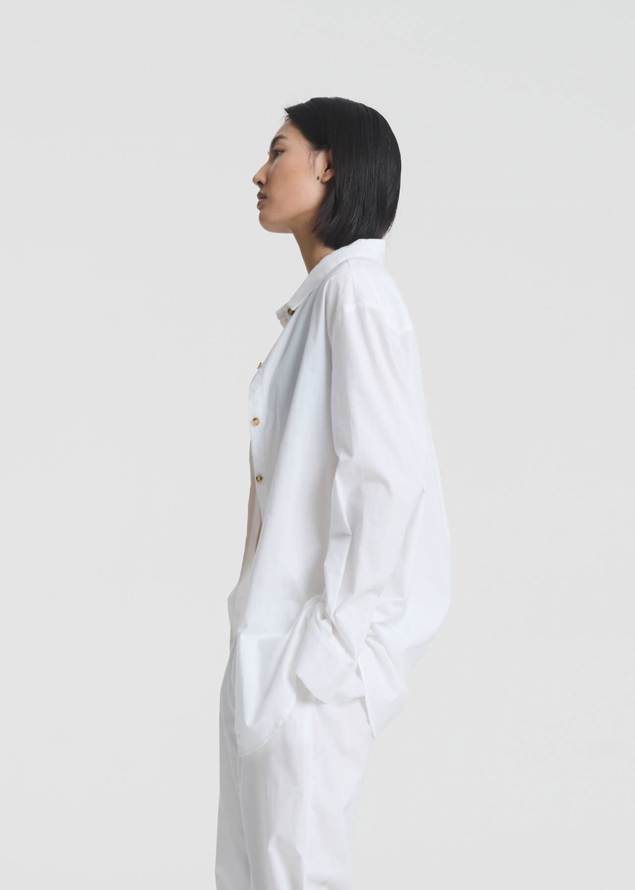 London Shirt White Cotton