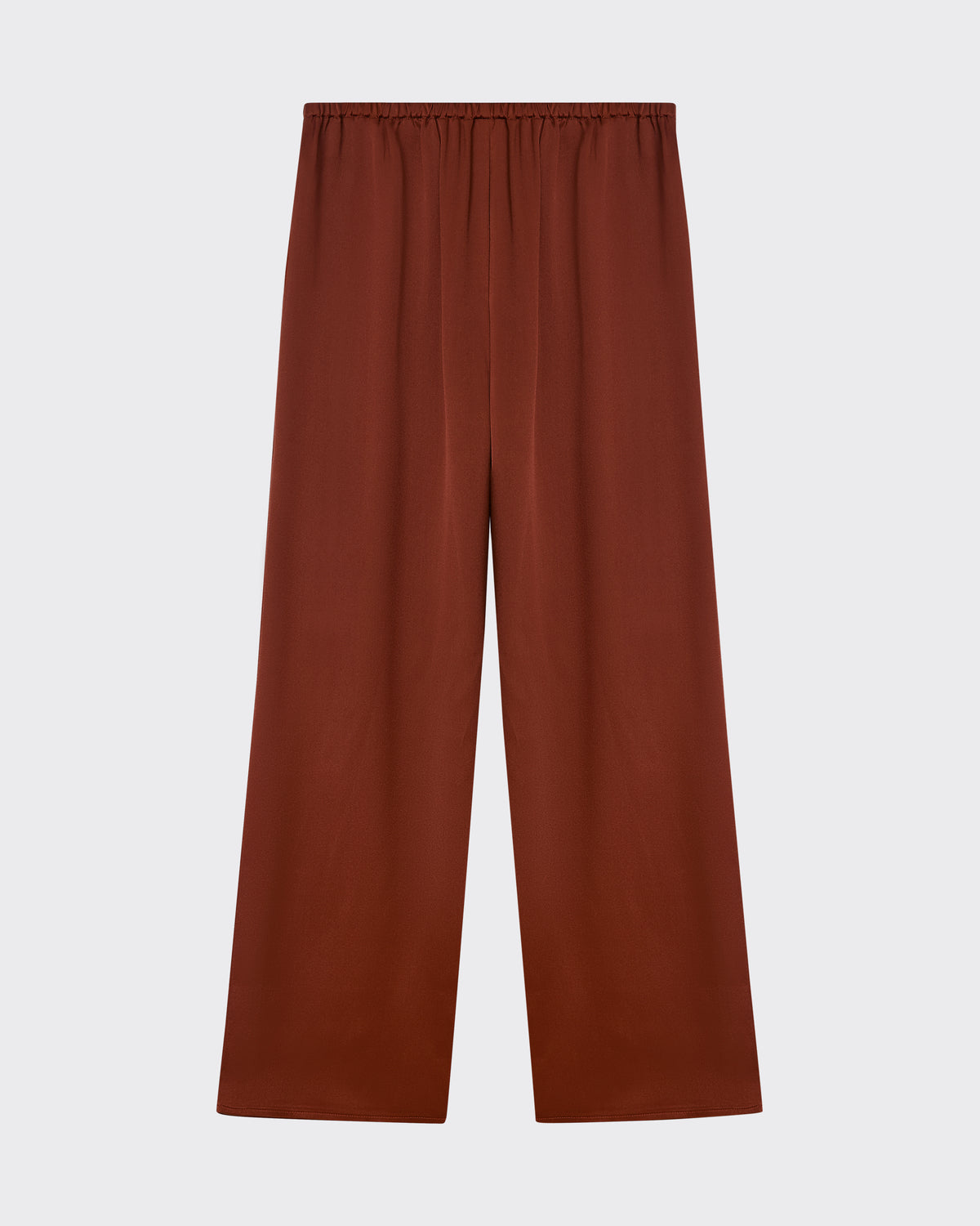 Austin Trouser Rust Silk Satin