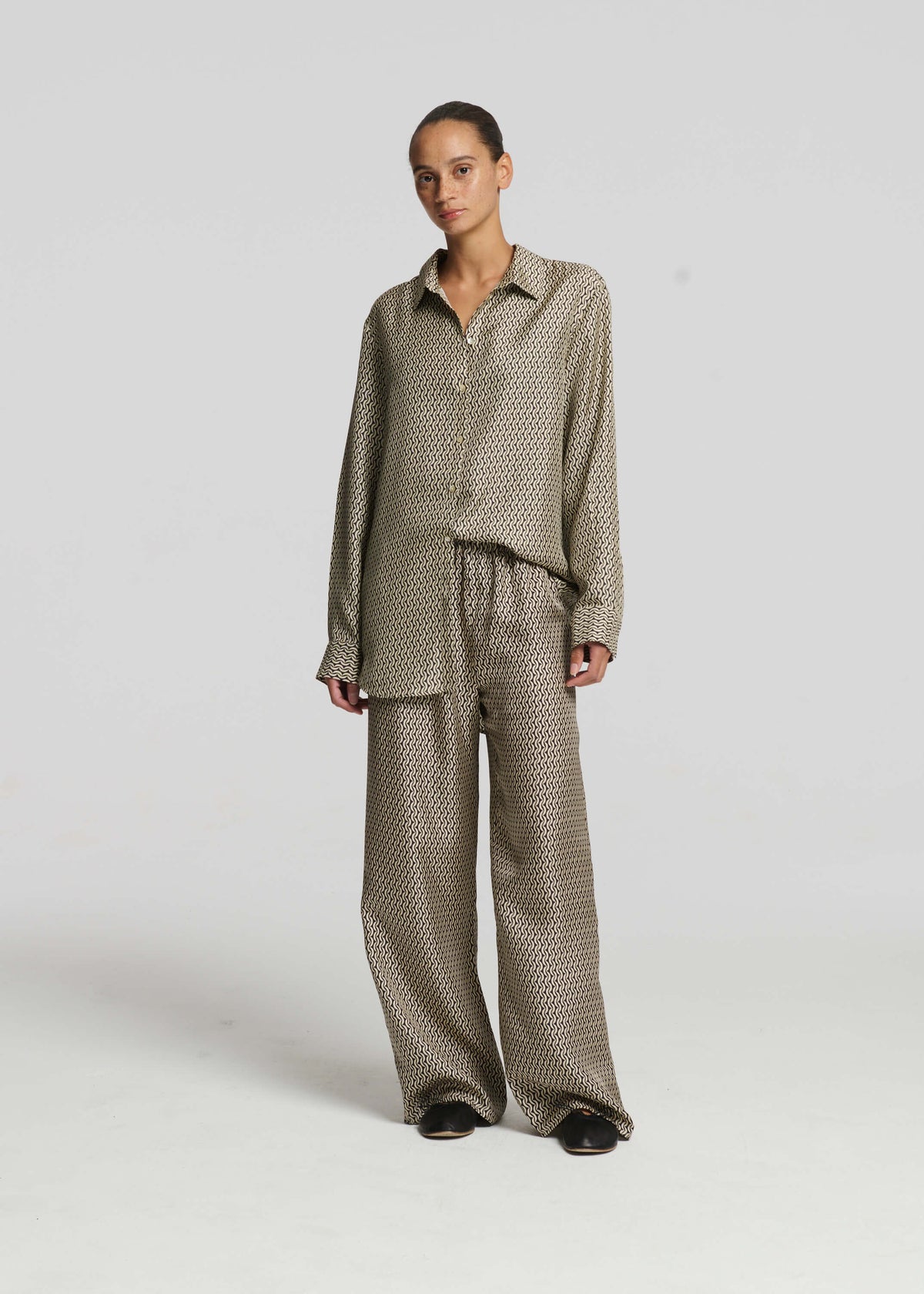 Austin Trouser Crescent Silk Twill