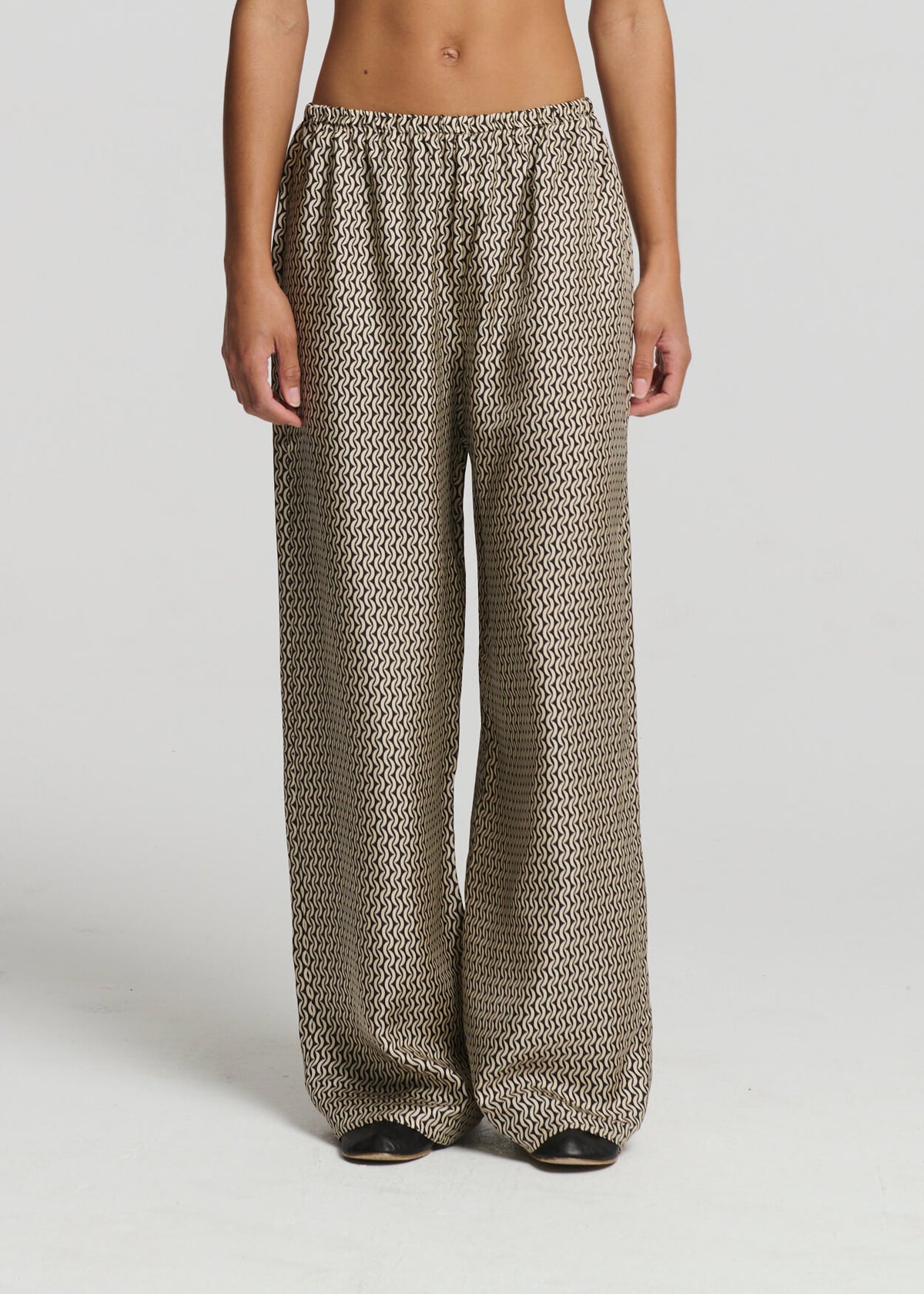 Austin Trouser Crescent Silk Twill