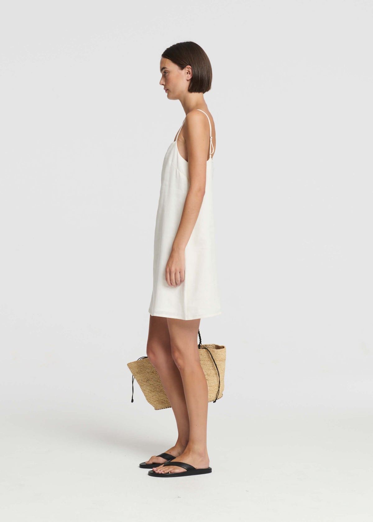 Geneva Dress Lemon Linen