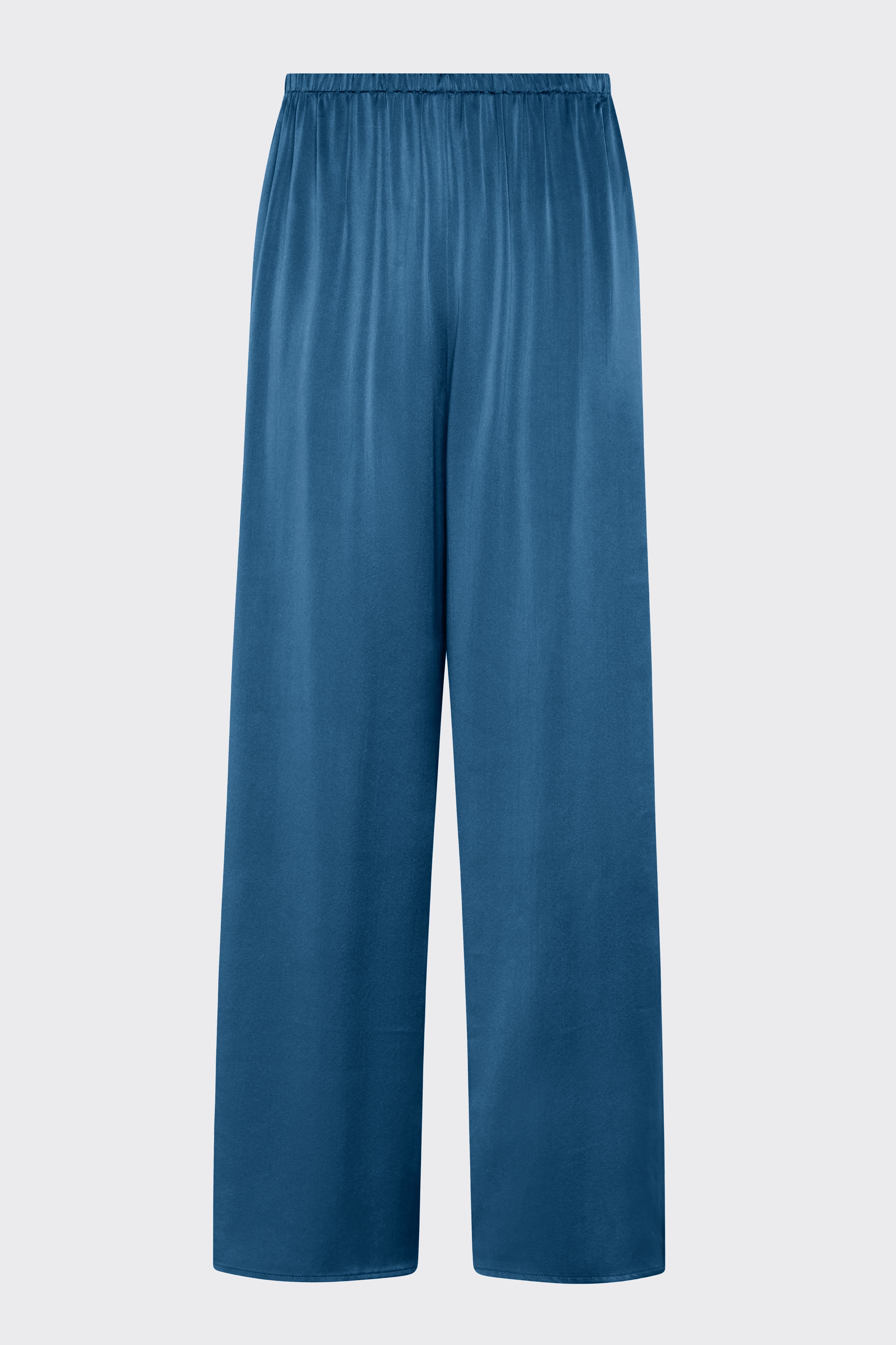 Austin Trouser Aegean Blue Silk Charmeuse