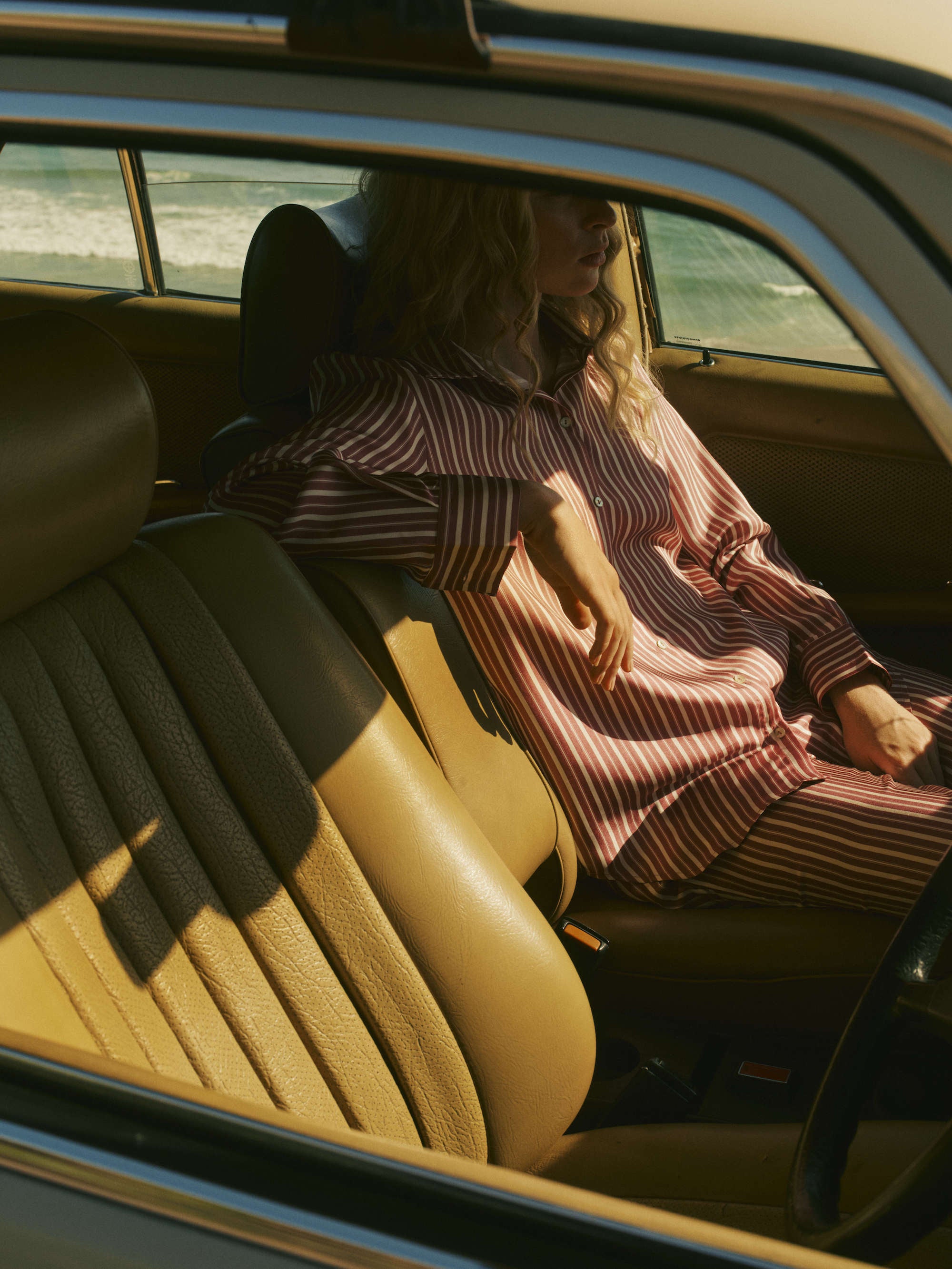 London Shirt Rose Pink Stripe Silk Twill