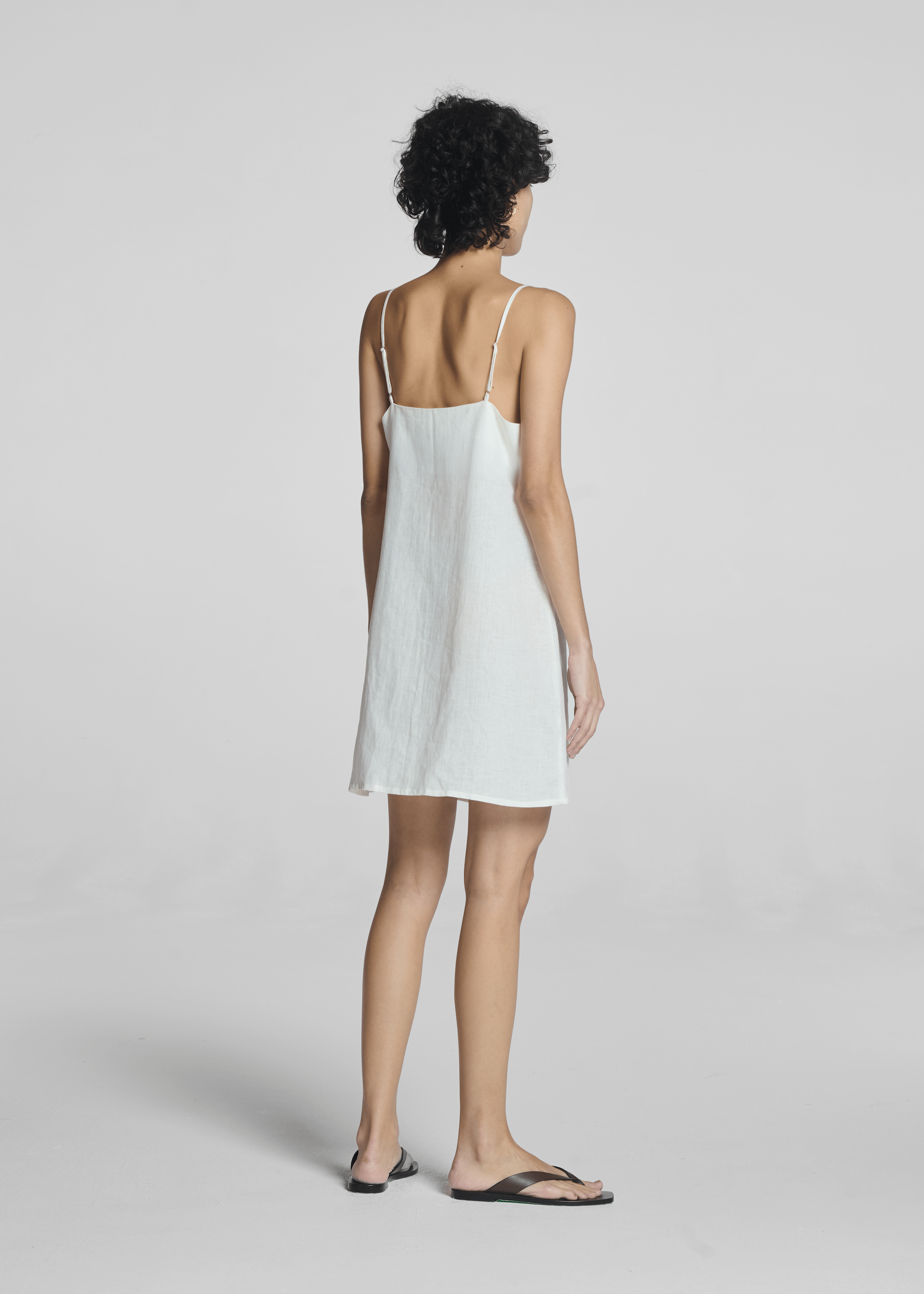 Geneva Dress Lemon Linen