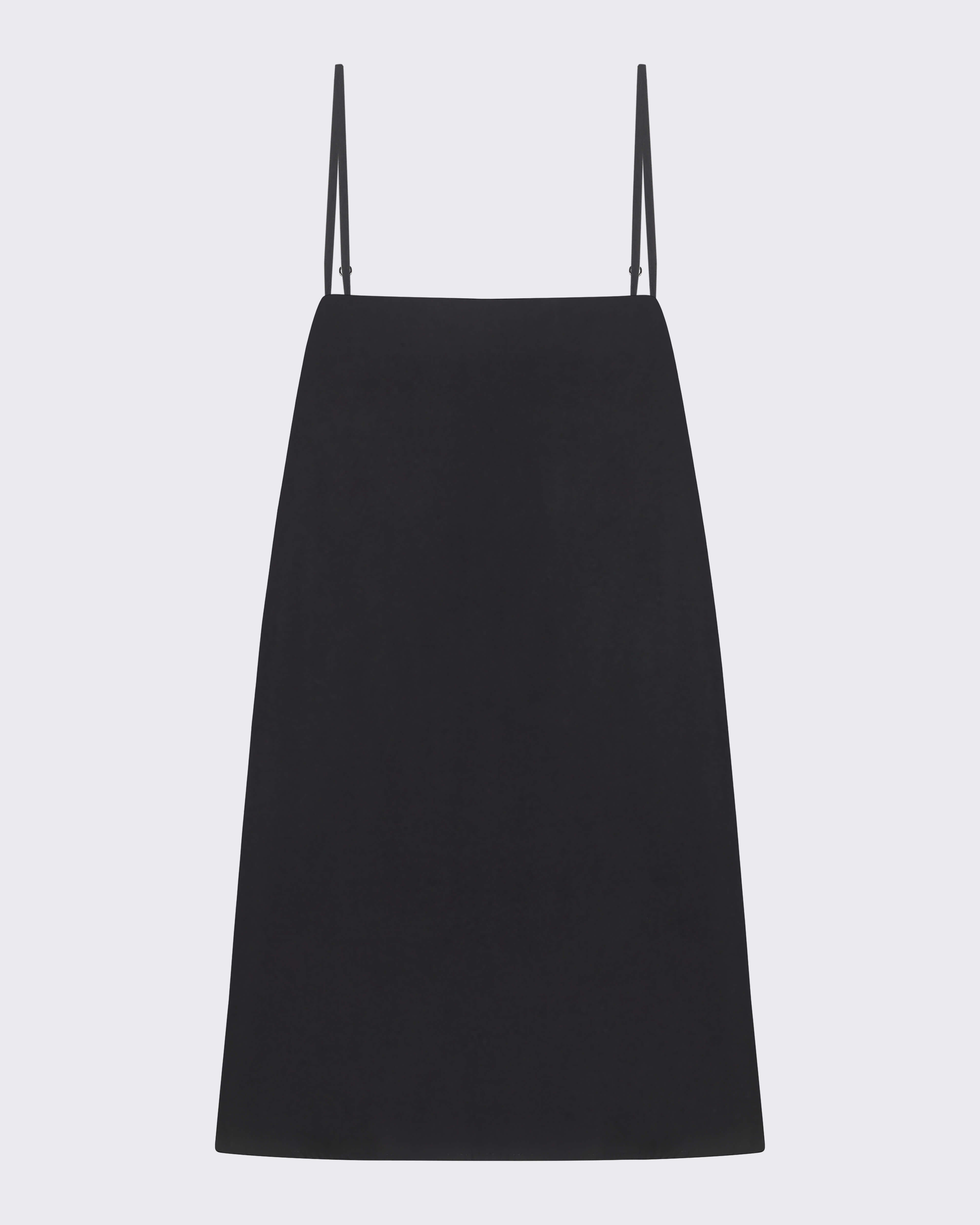 Catalina Dress Black Cotton Poplin