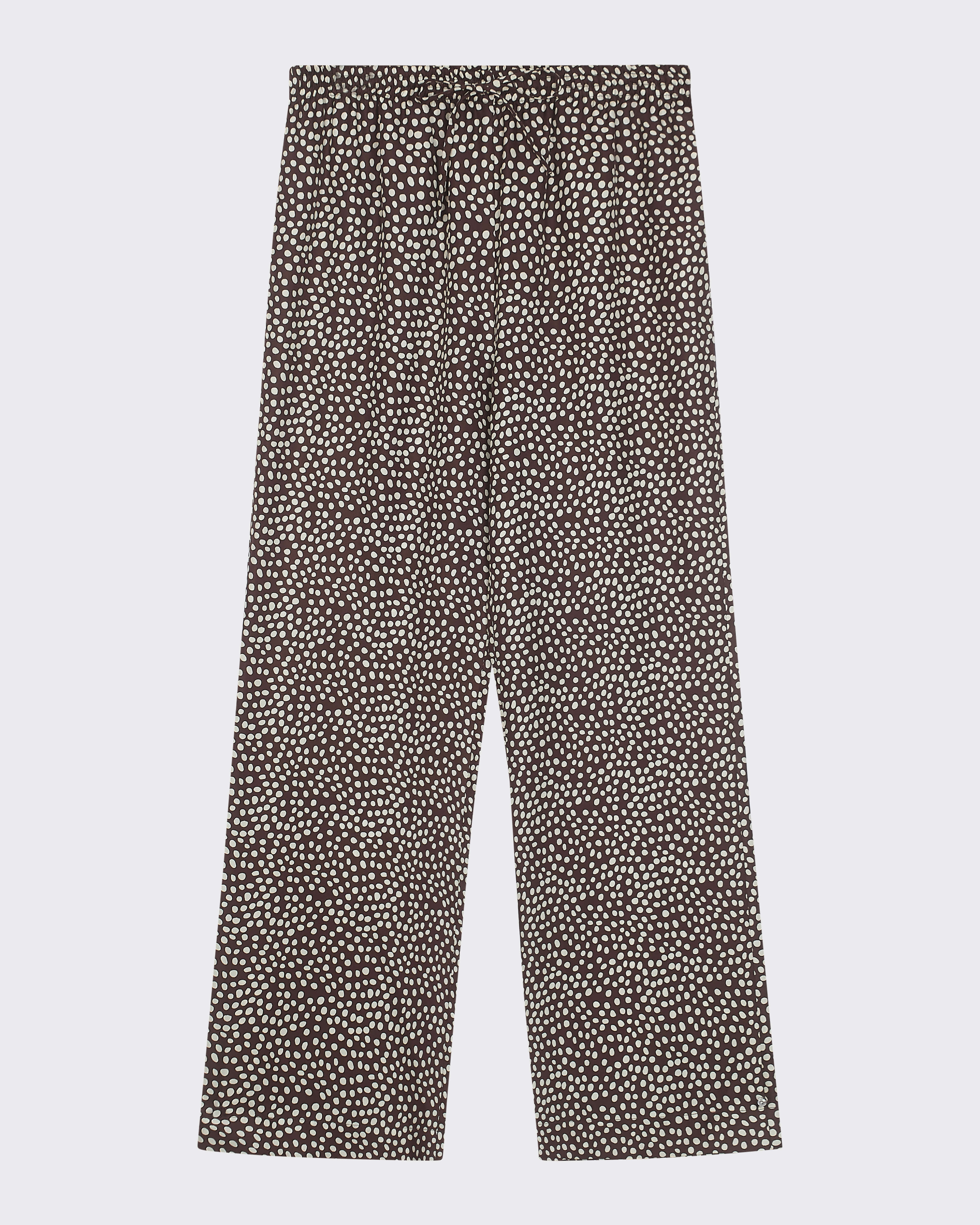 Aurelia Trouser Pebble Brown Silk Twill