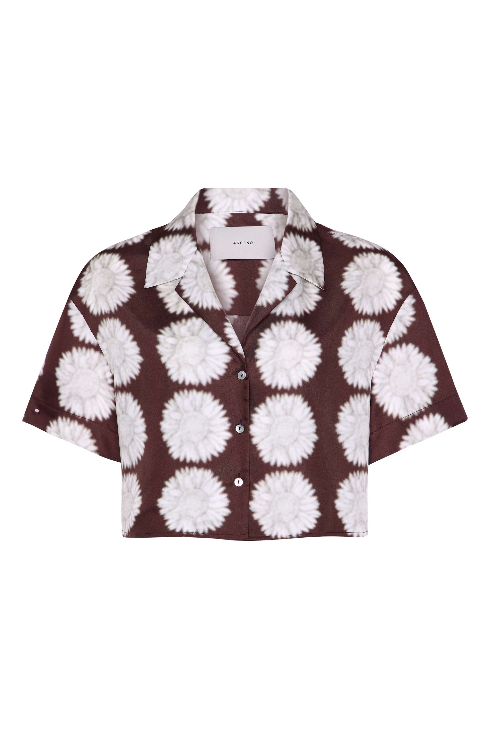 Lincoln Shirt Sunflower Mahogany Silk Twill