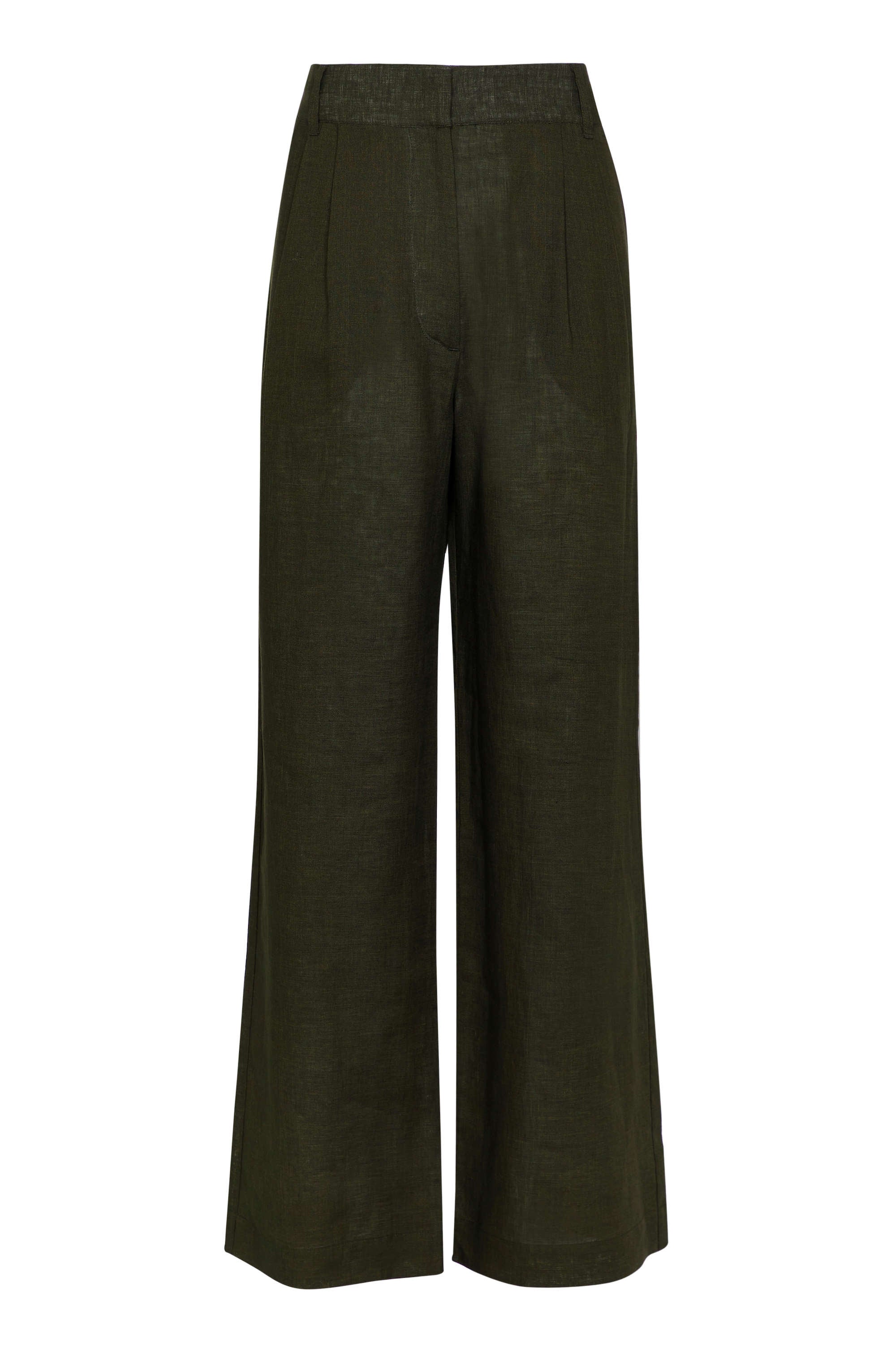 Rivello Trouser Sea Moss Green Linen