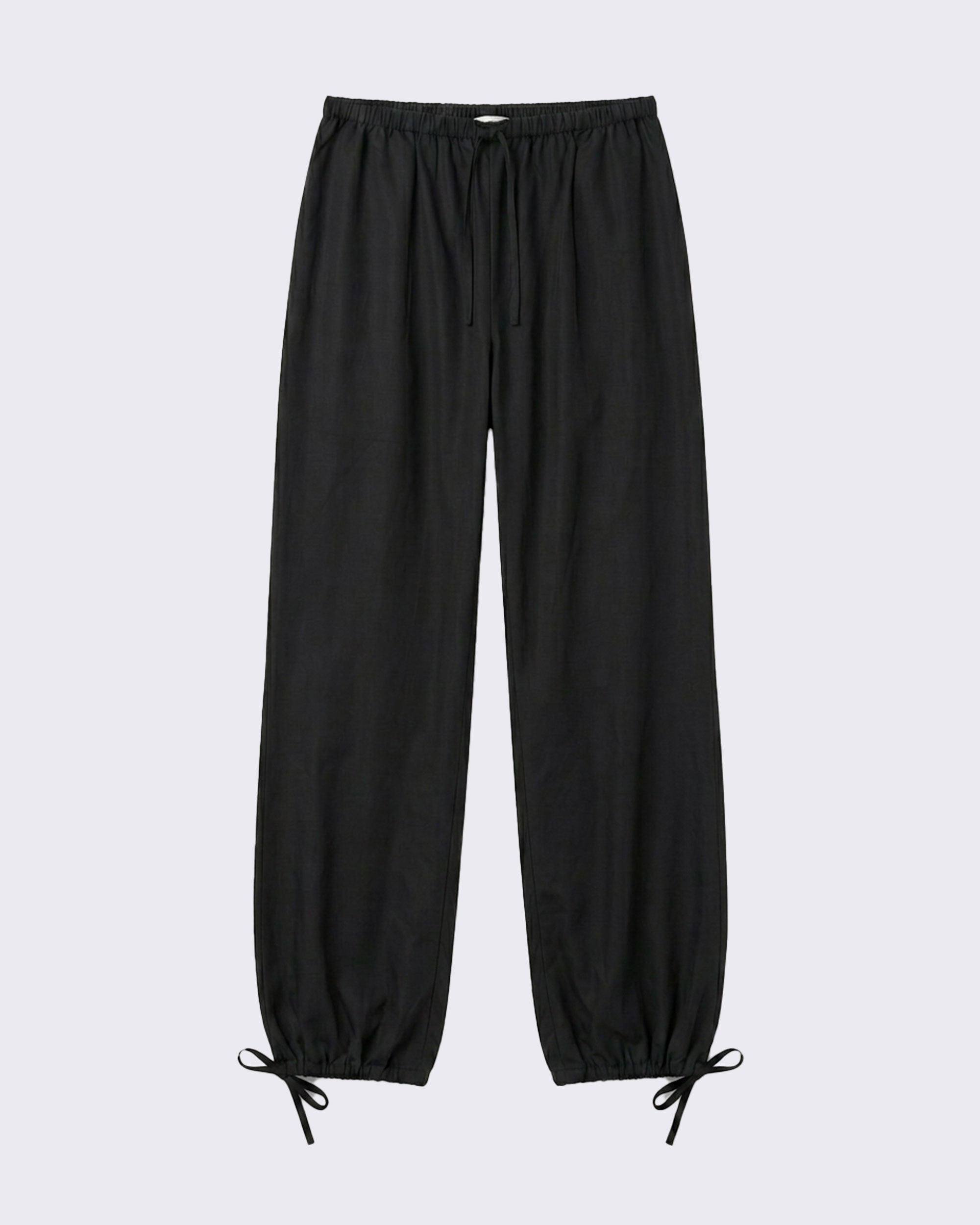 Trouser Black Silk Cotton