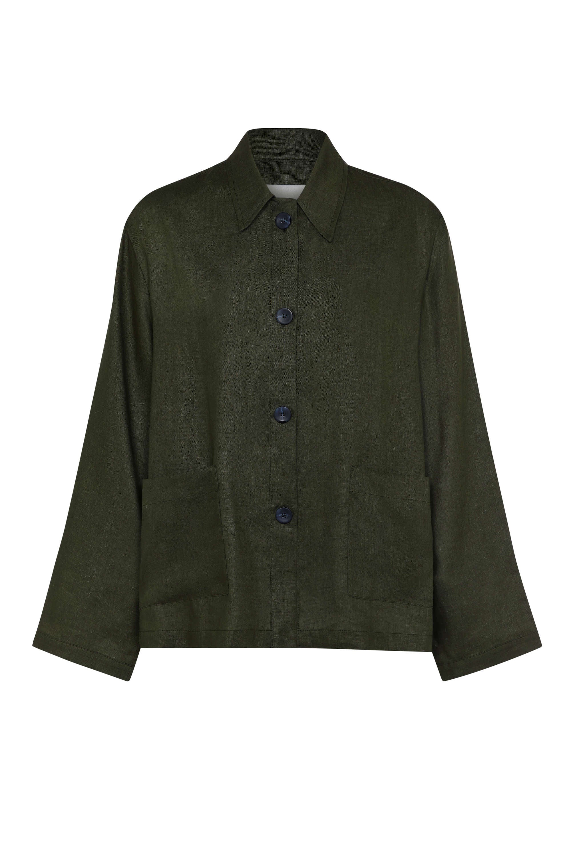Valera Jacket Sea Moss Green Linen