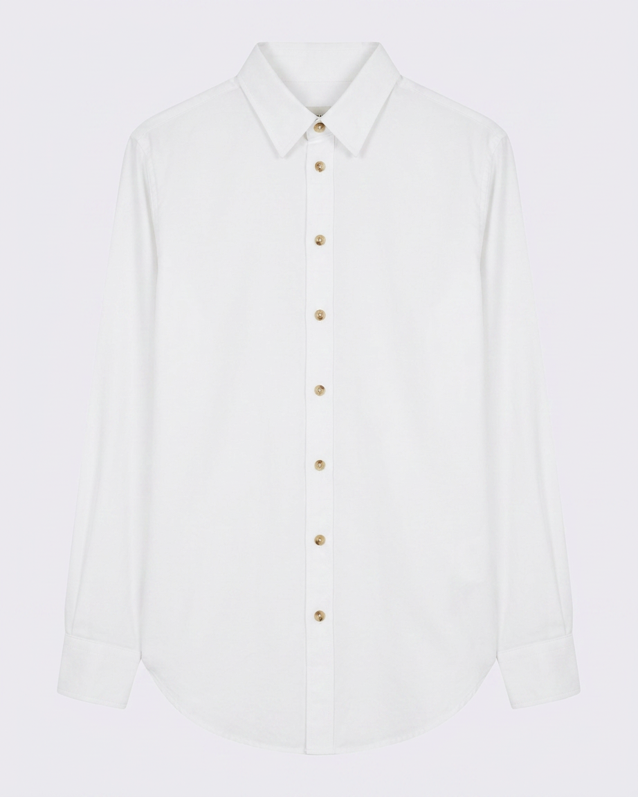 London Shirt White Cotton