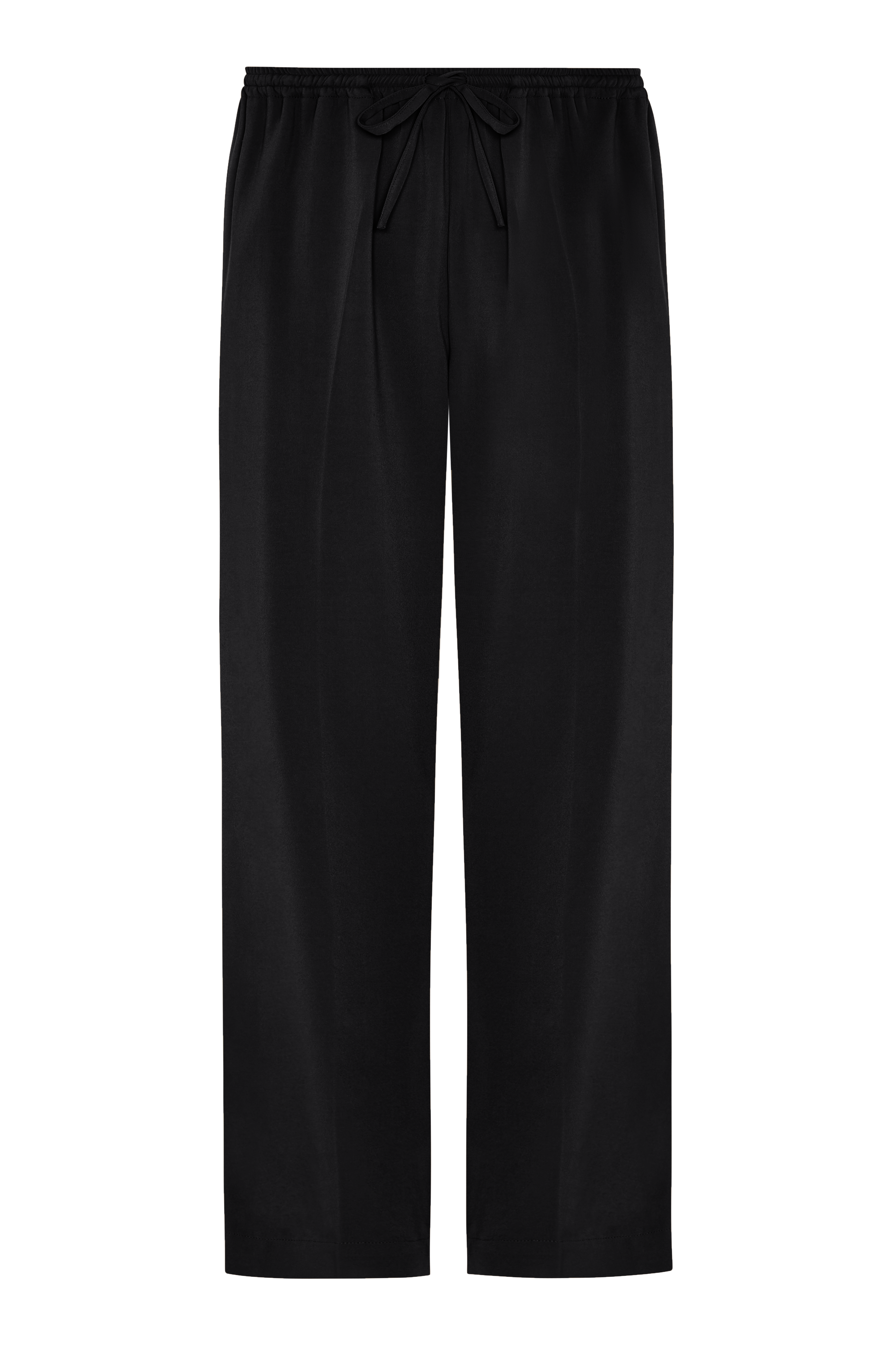 Aurelia Trouser Black Textured Viscose Crepe