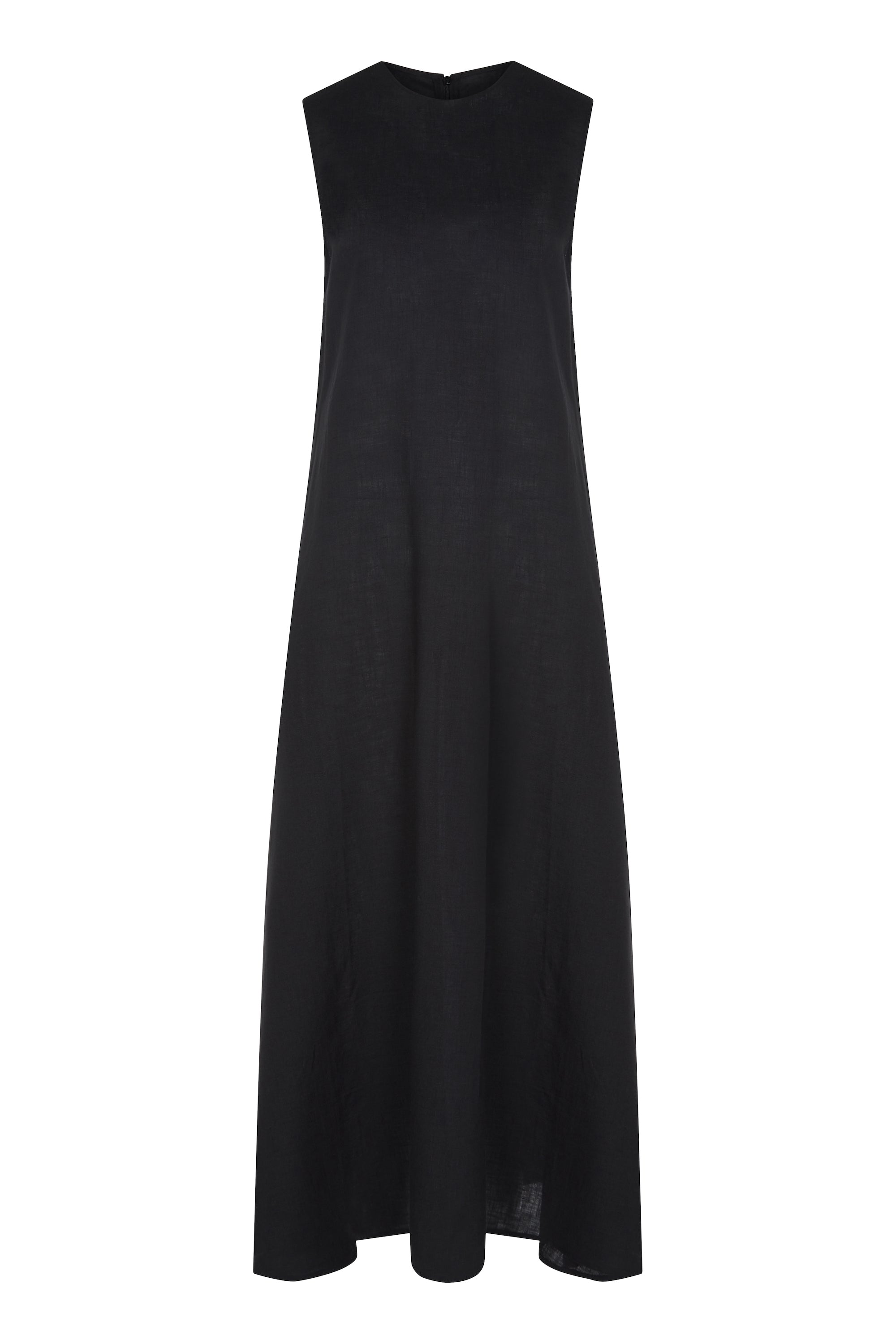Tallin Maxi Dress Black Linen