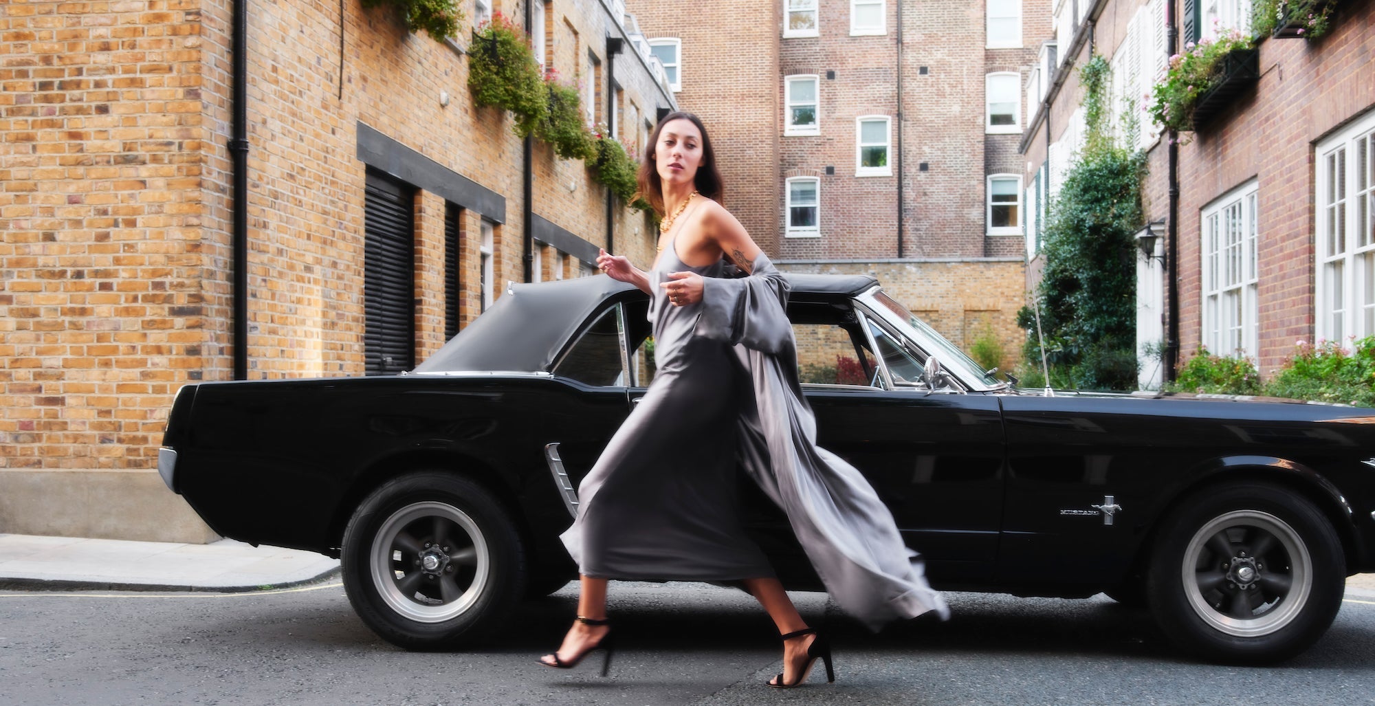 How to Style a Silk Dress for an Effortlessly Relaxed, Polished Look