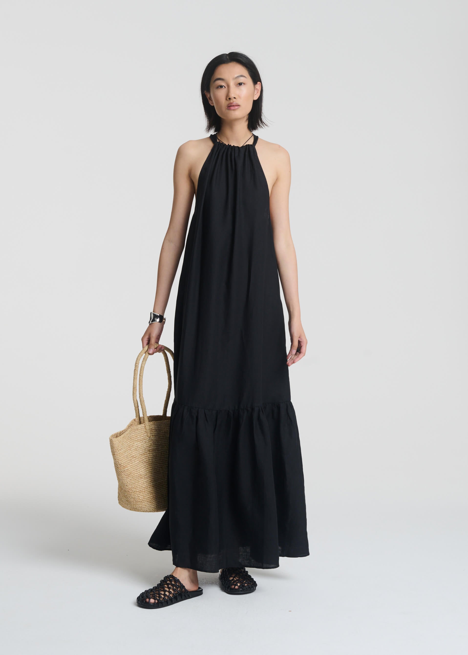 How to Style a Black Linen Dress into Five Effortless Summer Looks
