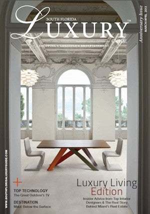 Minimalist luxury dining room with modern wooden table and four sculptural chairs under ornate arched ceiling and large window