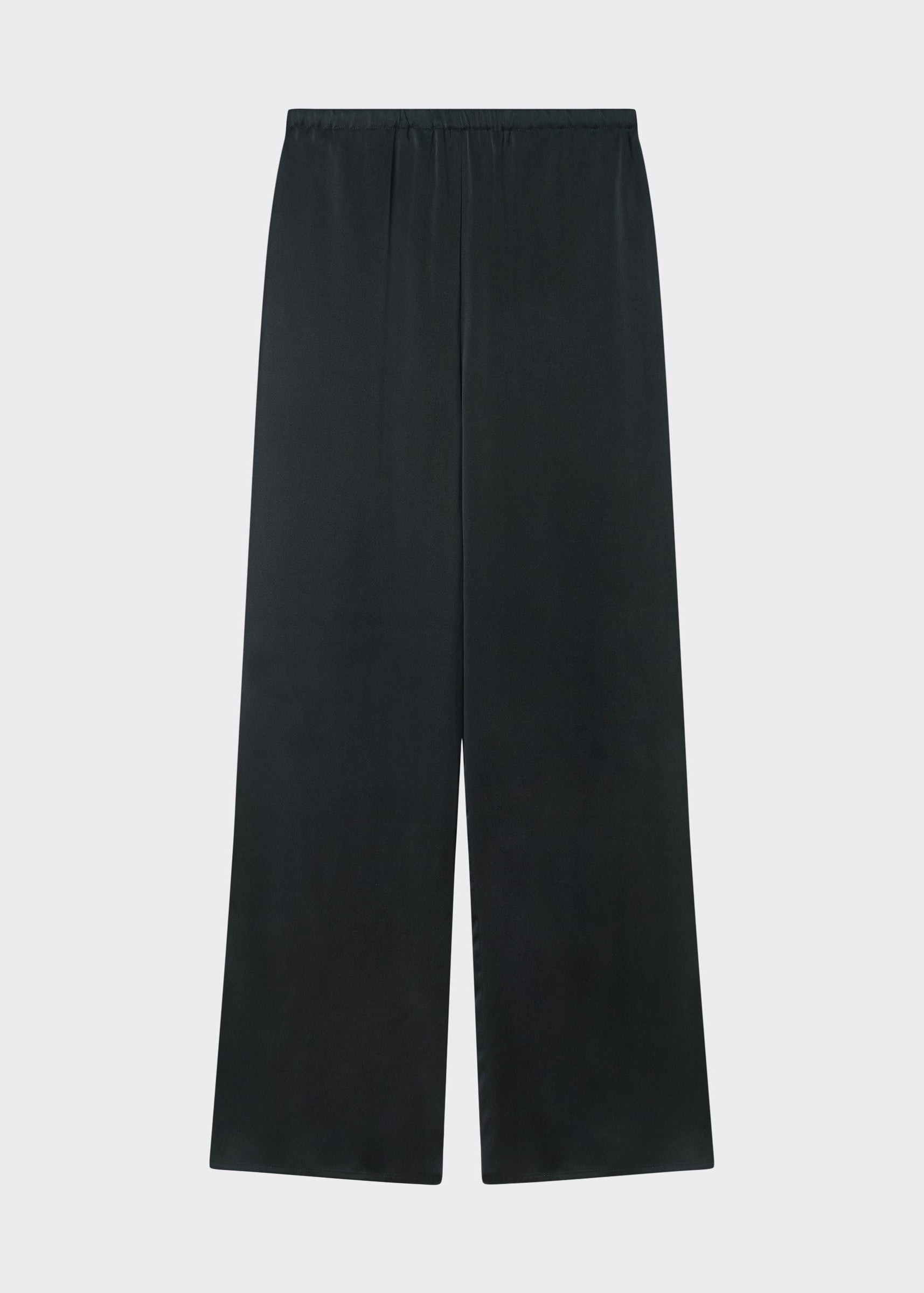 Loreto Trouser Black Silk Charmeuse