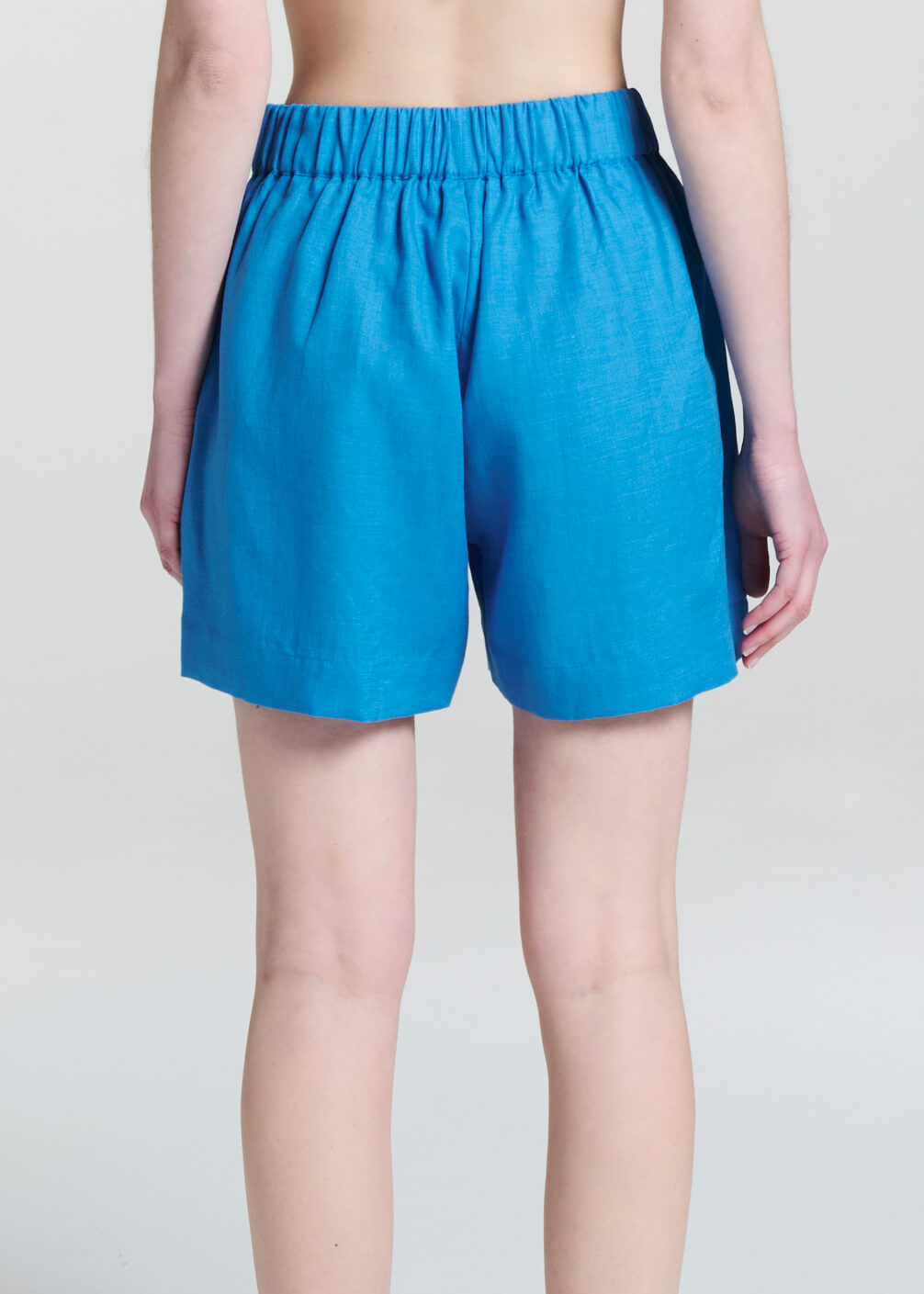 Inserch Linen Shorts P21116-00127 Blue Wave main image 0