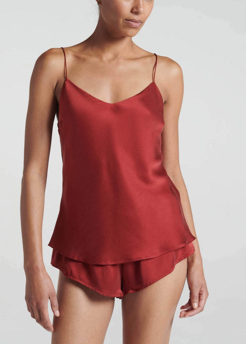 Silk Cami & Short Sets, Silk Camisole Set