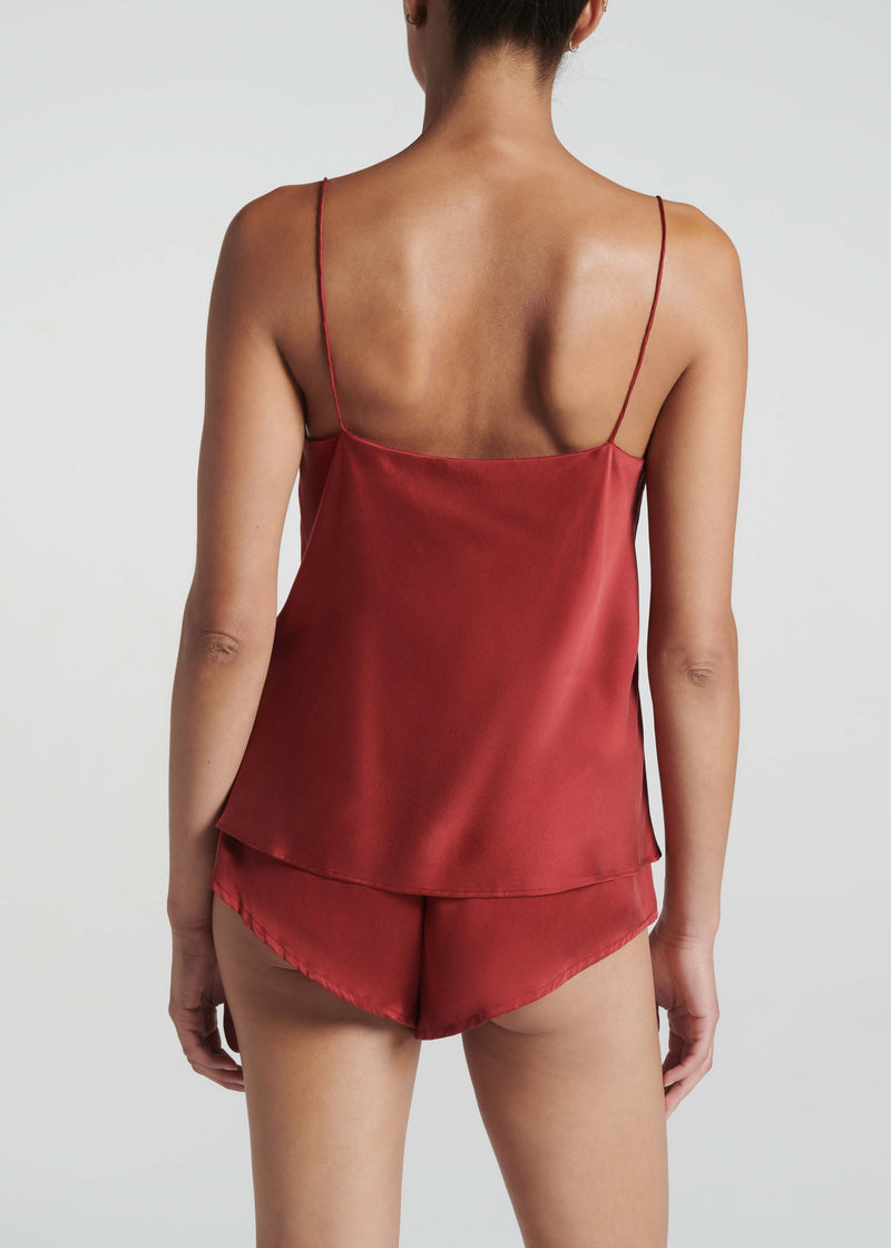 Milos Cami Ruby Silk Charmeuse