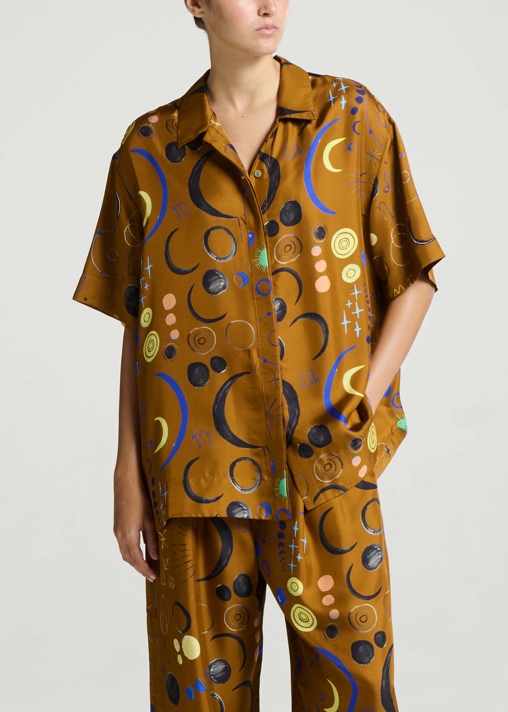 Montauk Shirt Celestial Silk Twill