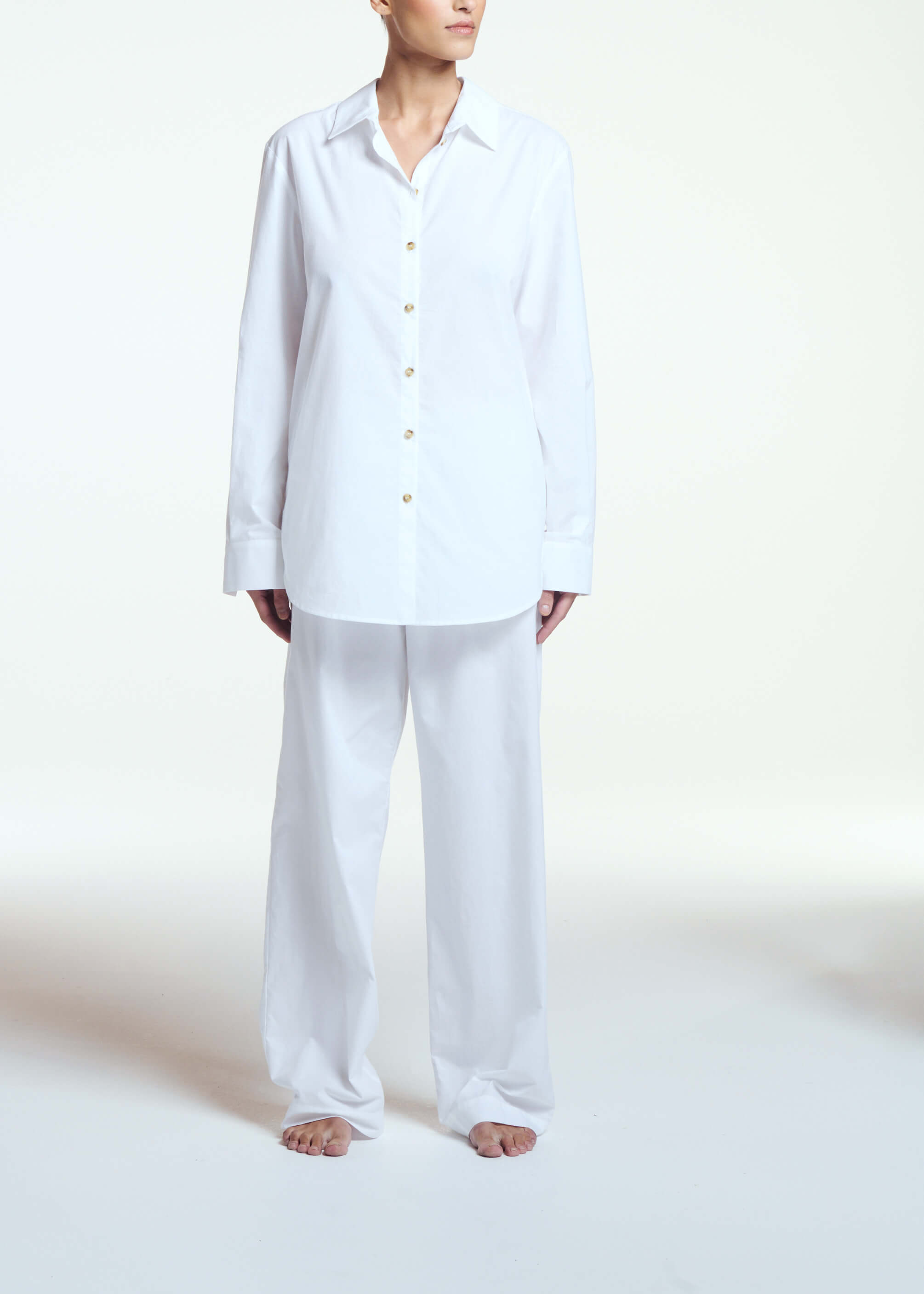 Rosa Trouser White Cotton