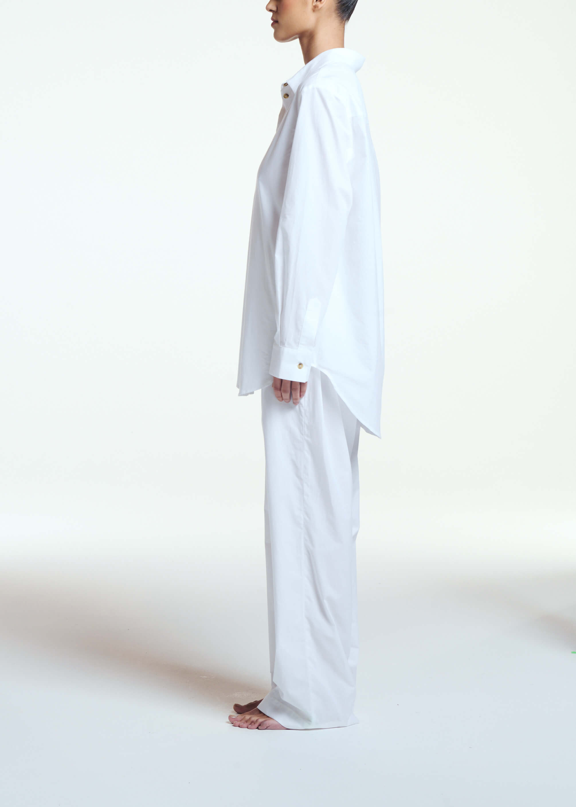 Rosa Trouser White Cotton