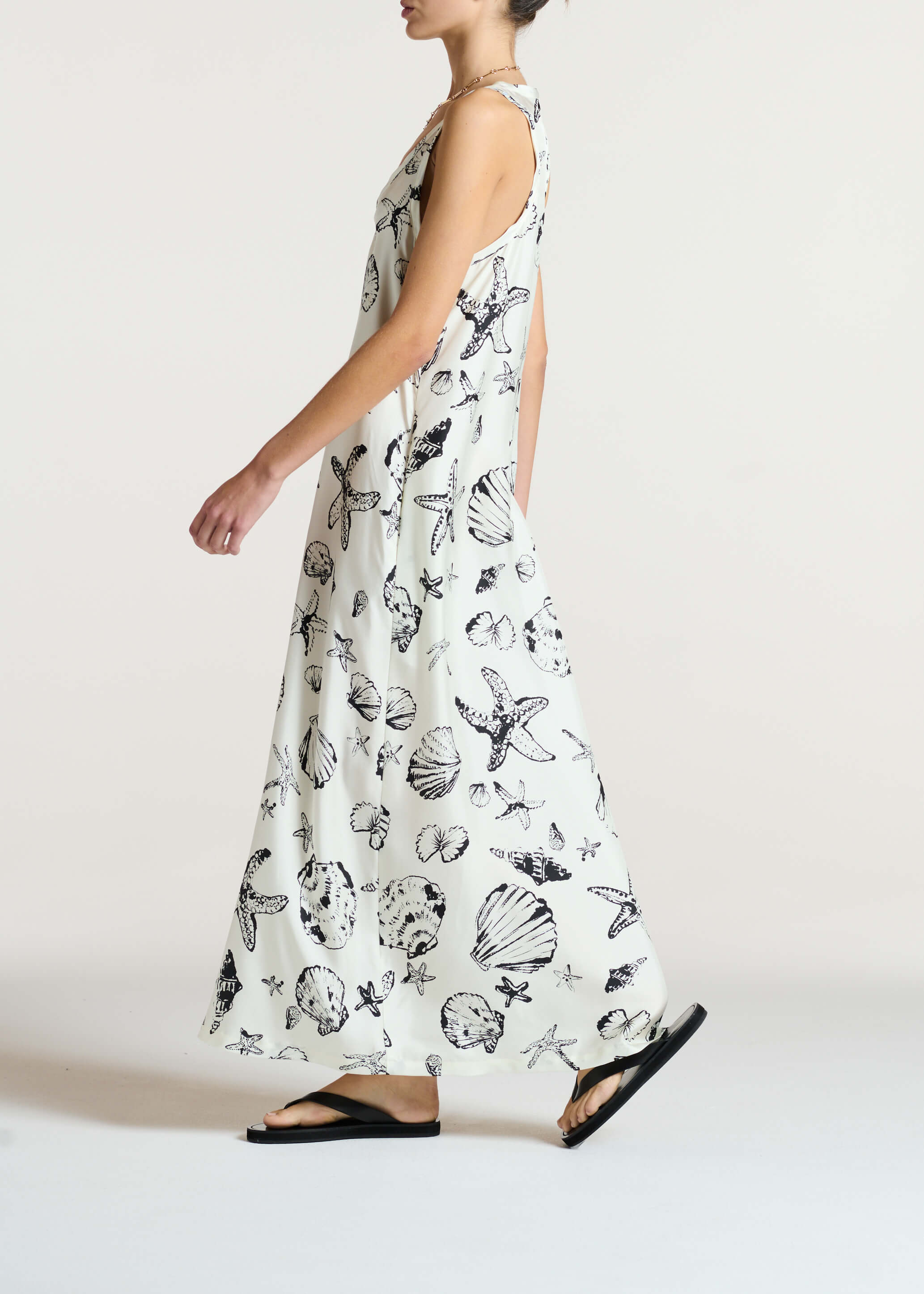 ASCENO x Lucy Delius Rock Pool Silk Dress