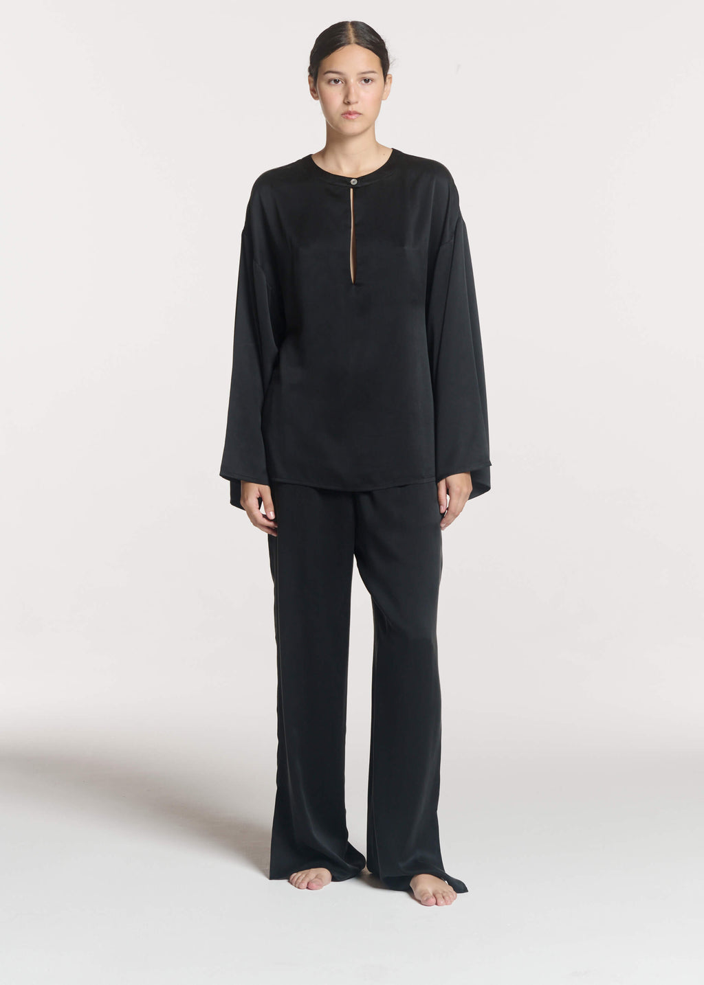 Lecco Top Silk Charmeuse